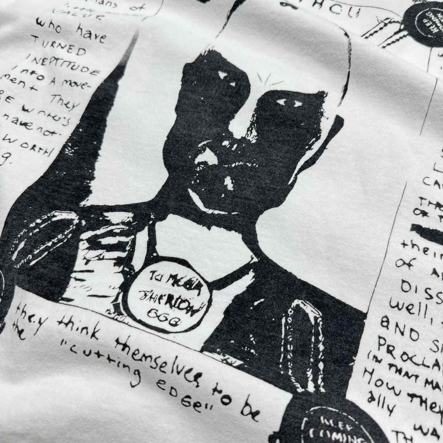 Enfants Riches Déprimés Do What Thou Wilt Long-Sleeve T-Shirt 'Faded White' - EUR FASHION