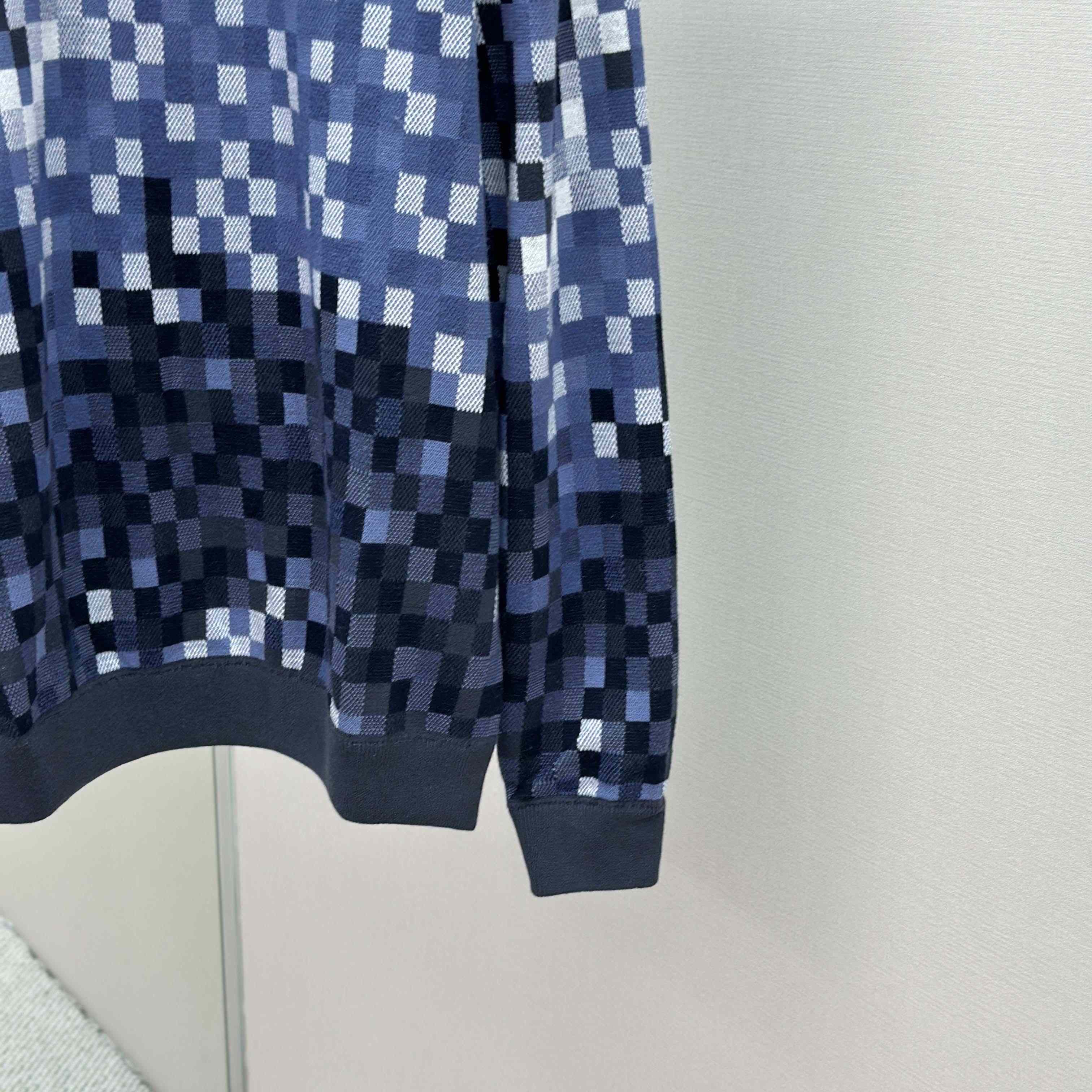 Louis Vuitton LV Vers Damoflage Jacquard Pullover   1AGHTO - EUR FASHION