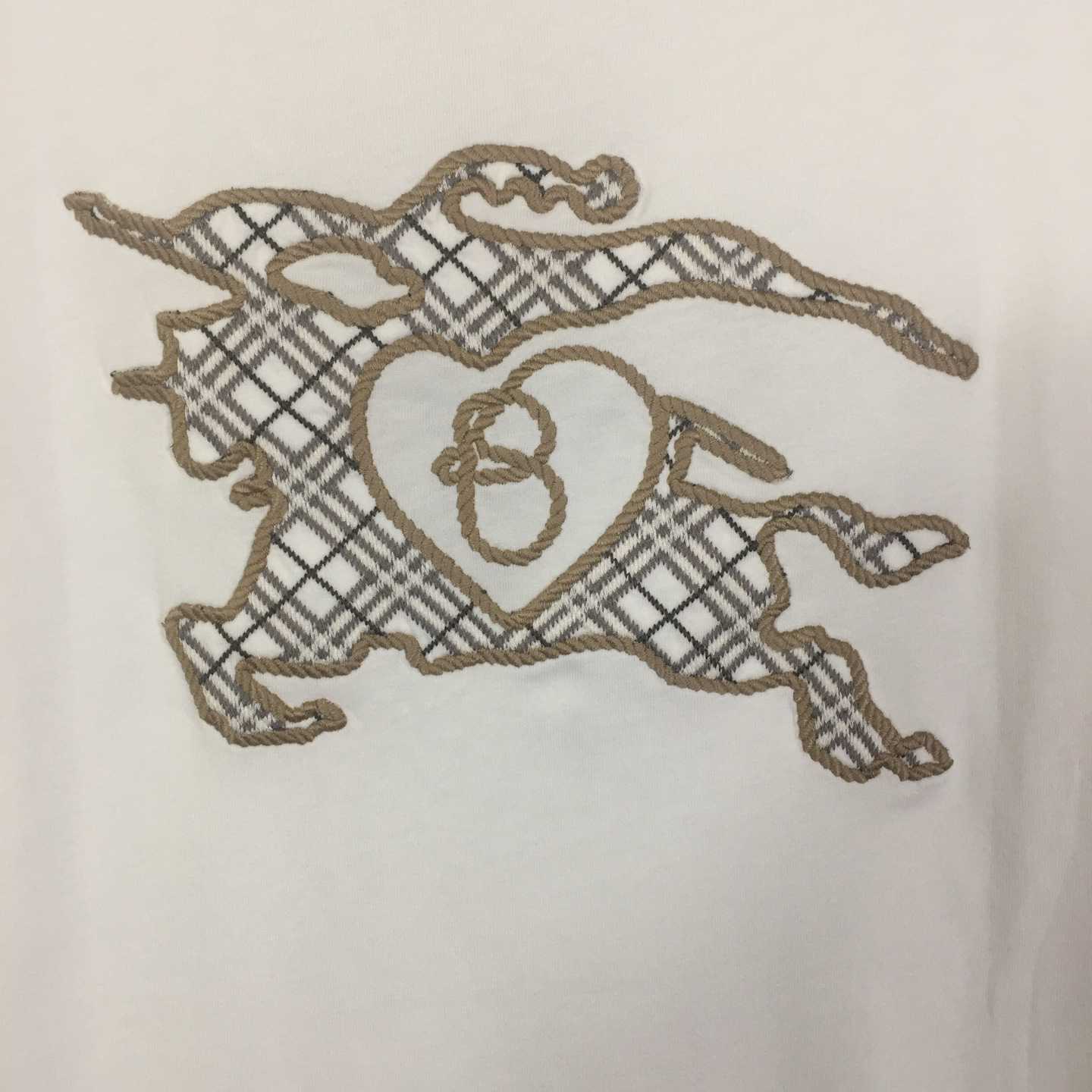 Burberry Check EKD Cotton T-shirt - EUR FASHION