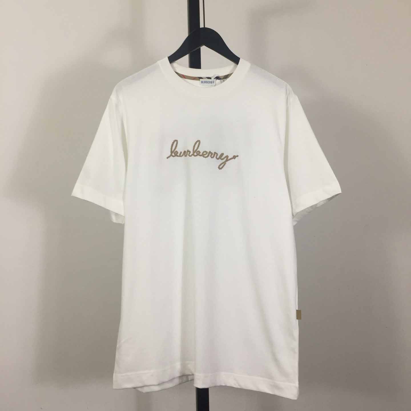 Burberry Check EKD Cotton T-shirt - EUR FASHION
