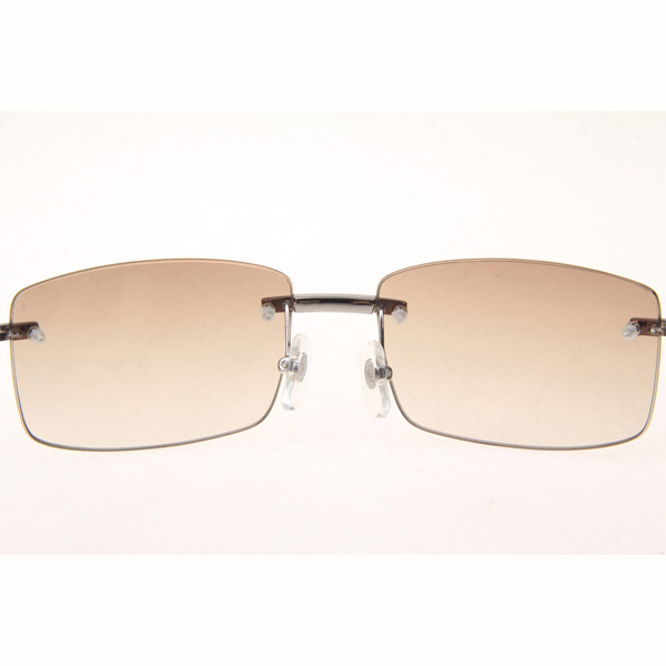 Cartier CT_3524012 Diamond Black Buffalo Eyeglasses In Silver Brown - EUR FASHION