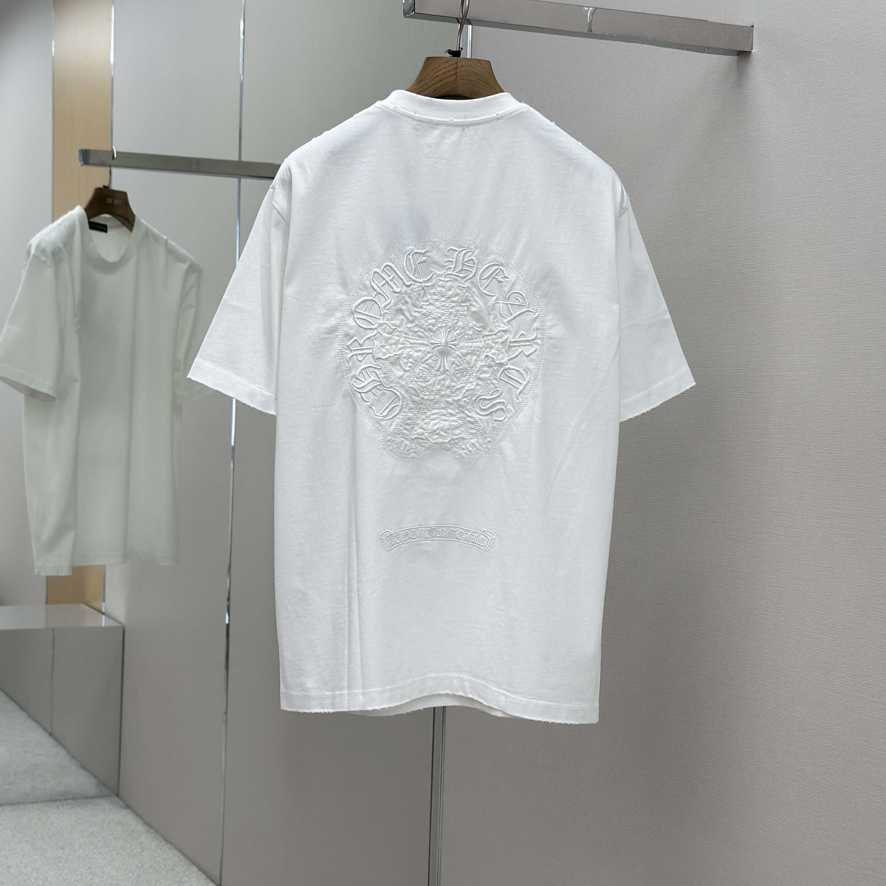 Chrome Hearts Cotton Tee - EUR FASHION