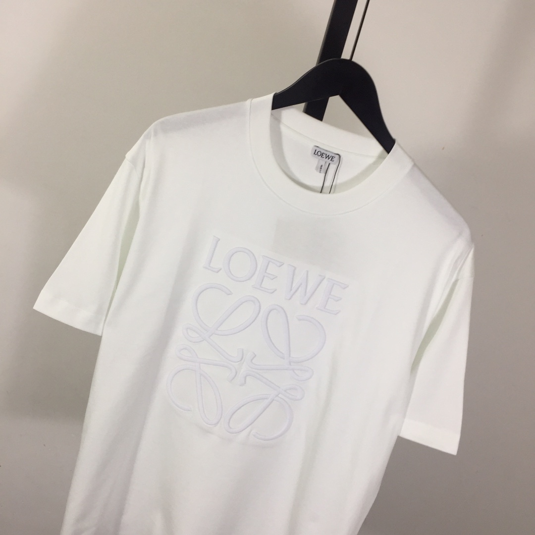 Loewe Logo Cotton Polo Shirt - EUR FASHION