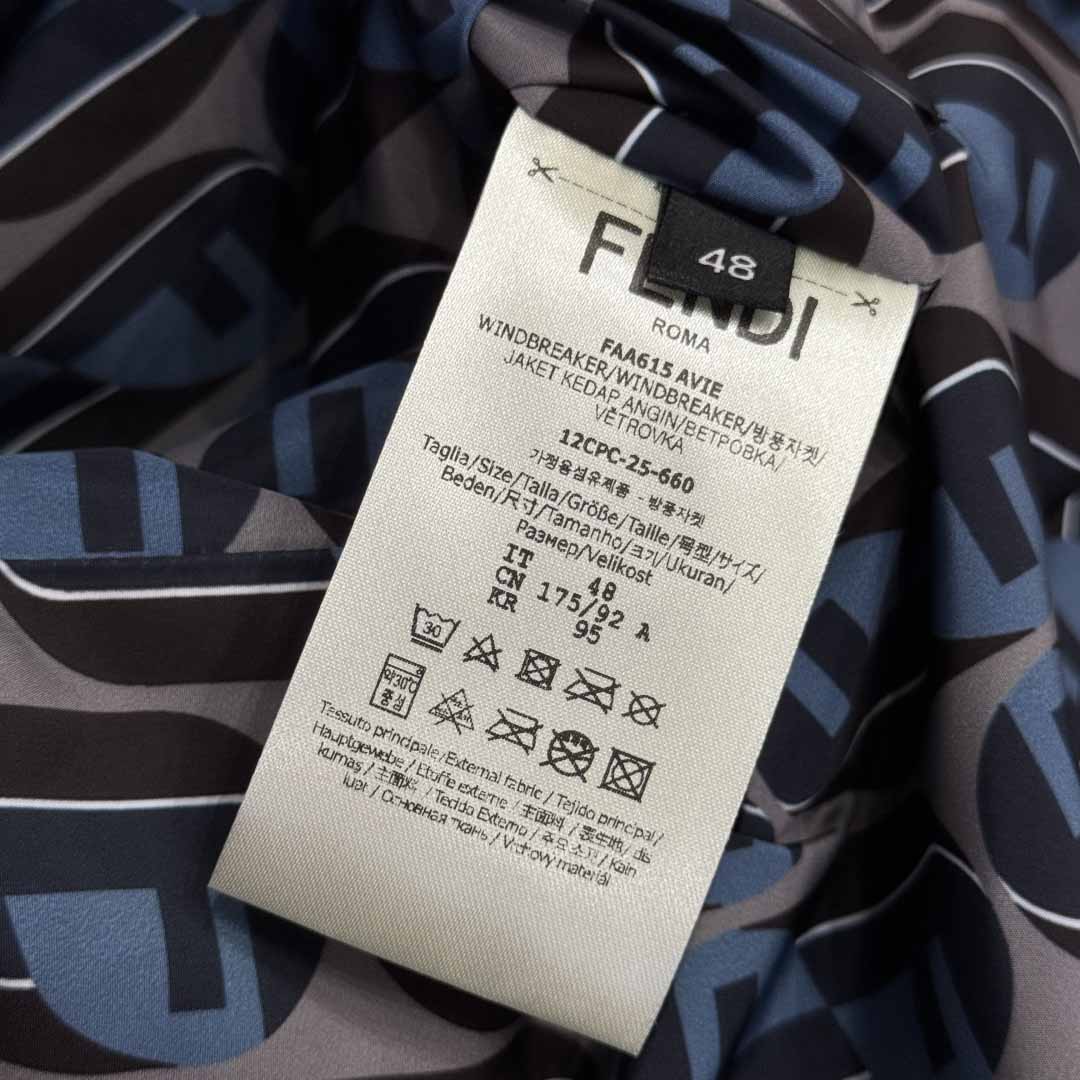 Fendi Men's Reversible Nylon Windbreaker - EUR FASHION