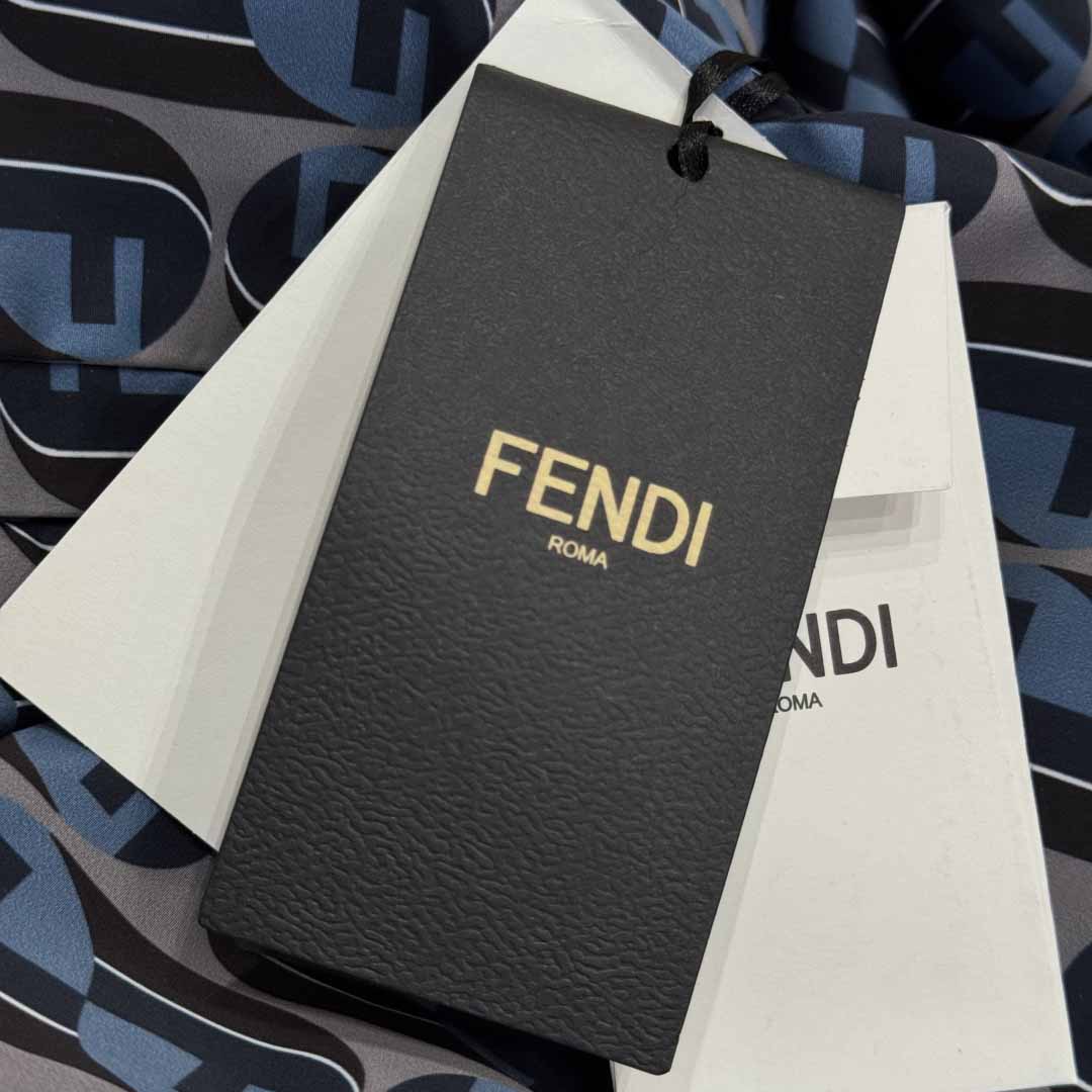 Fendi Men's Reversible Nylon Windbreaker - EUR FASHION