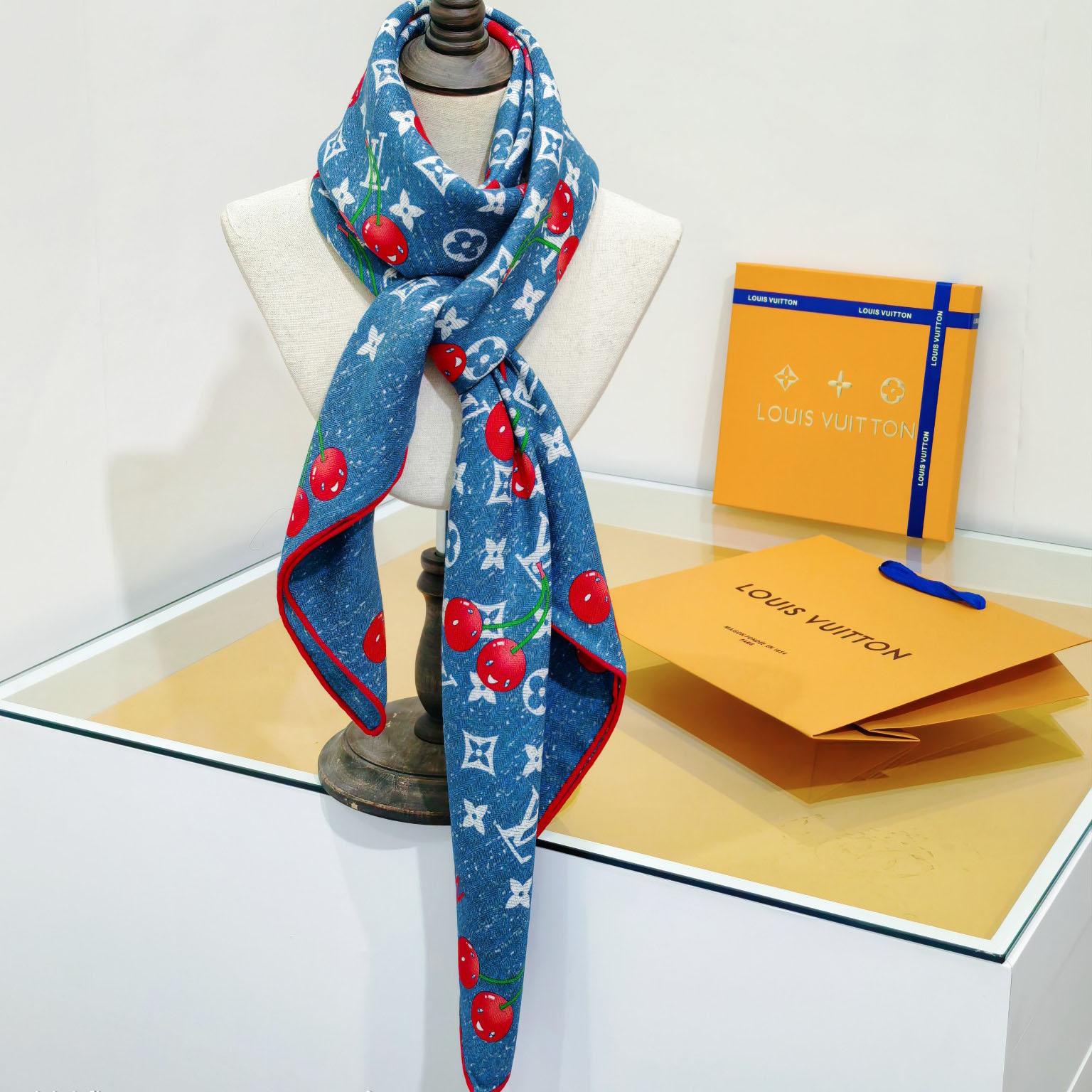 Louis Vuitton LV x TM Monogram Shawl   140*140cm - EUR FASHION