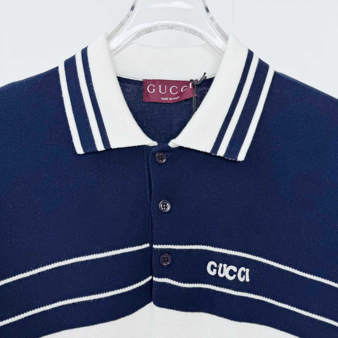 Gucci Cotton Polo Shirt With Embroidery  - EUR FASHION