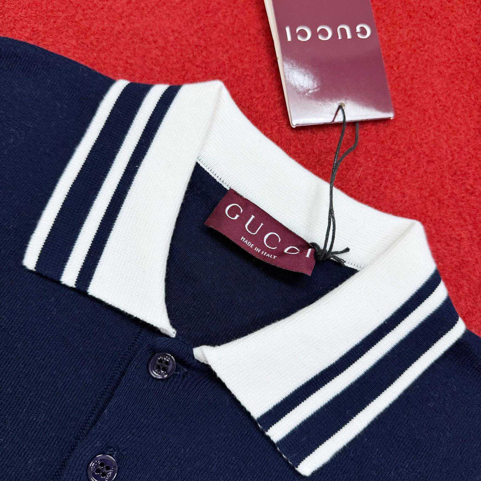Gucci Cotton Polo Shirt With Embroidery  - EUR FASHION