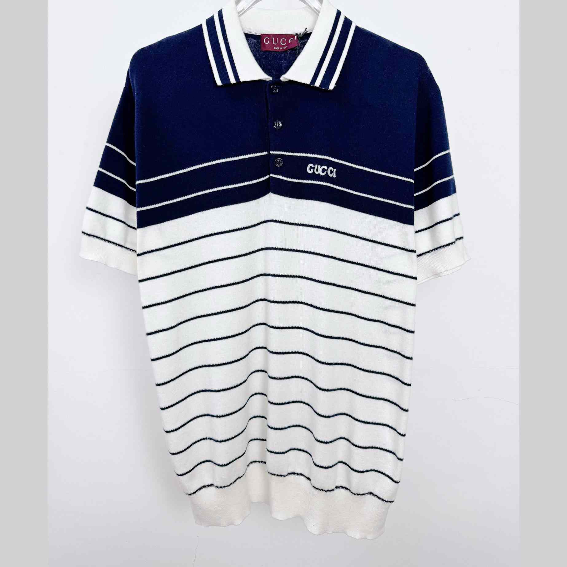 Gucci Cotton Polo Shirt With Embroidery  - EUR FASHION