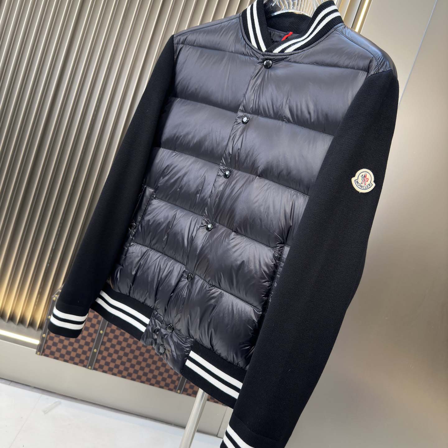 Moncler Paneled Down Jacket - EUR FASHION