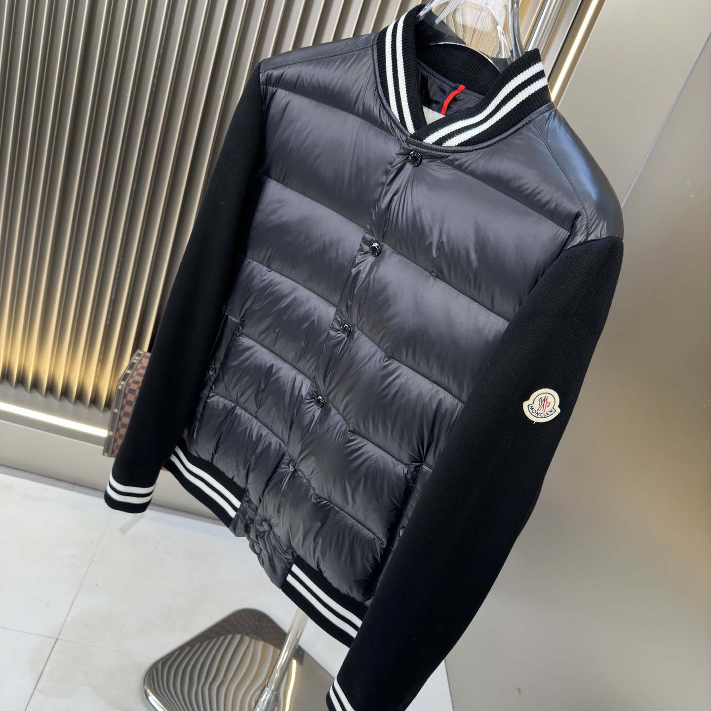 Moncler Paneled Down Jacket - EUR FASHION