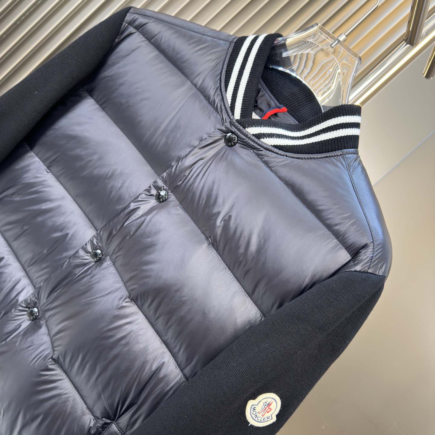 Moncler Paneled Down Jacket - EUR FASHION