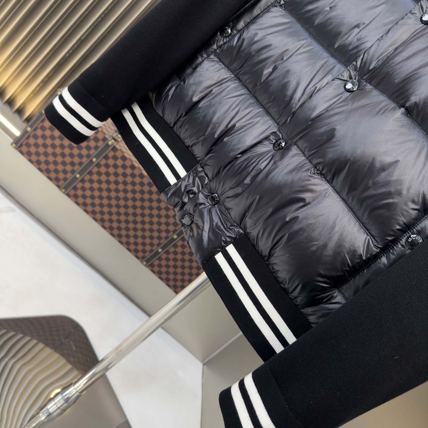 Moncler Paneled Down Jacket - EUR FASHION