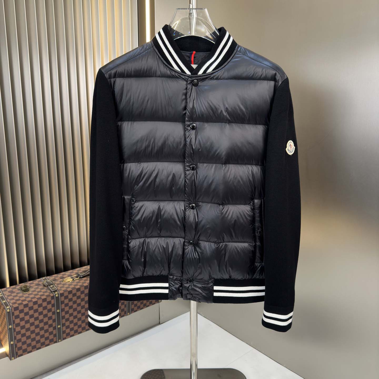 Moncler Paneled Down Jacket - EUR FASHION