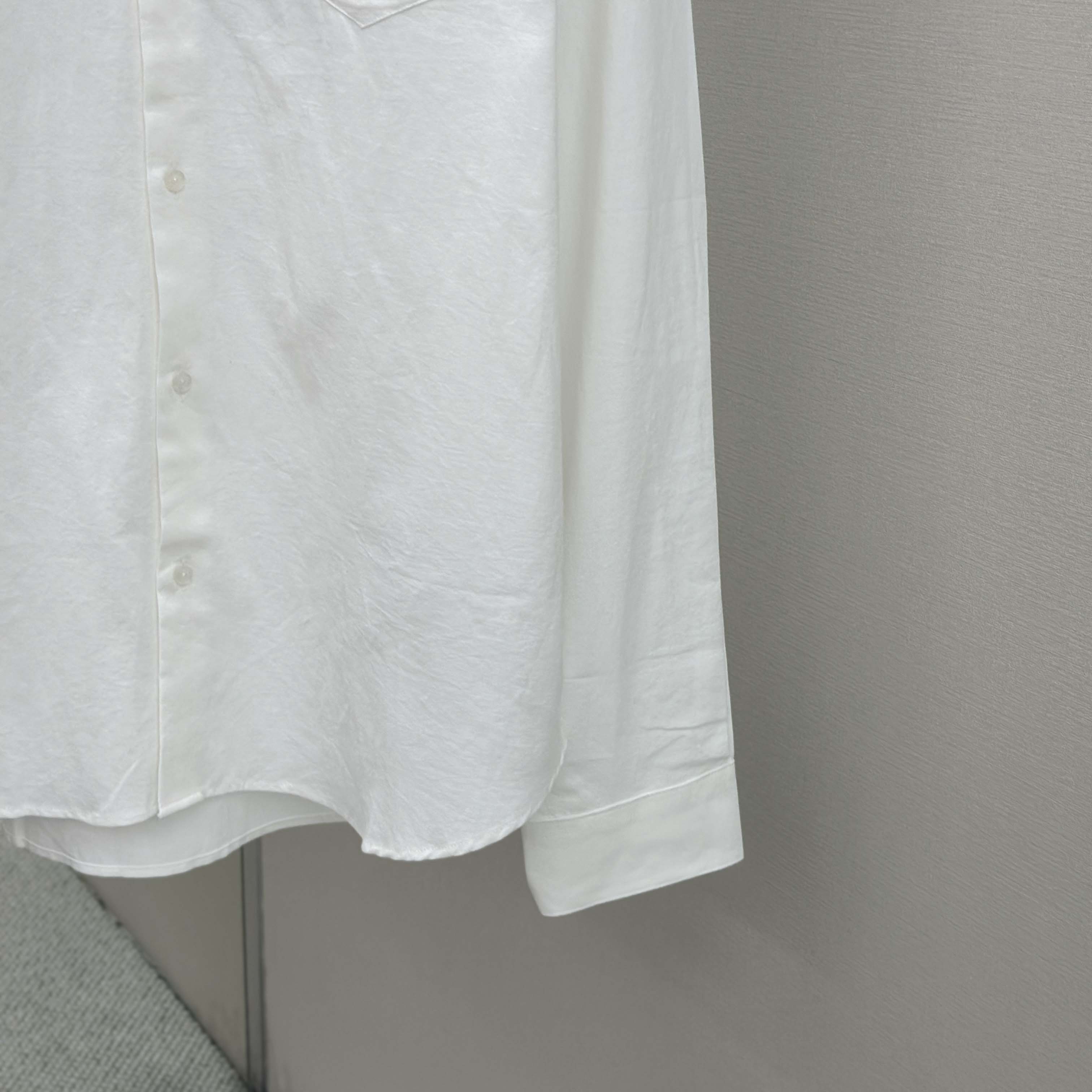 Gucci Web-stripe Trim Cotton Shirt - EUR FASHION