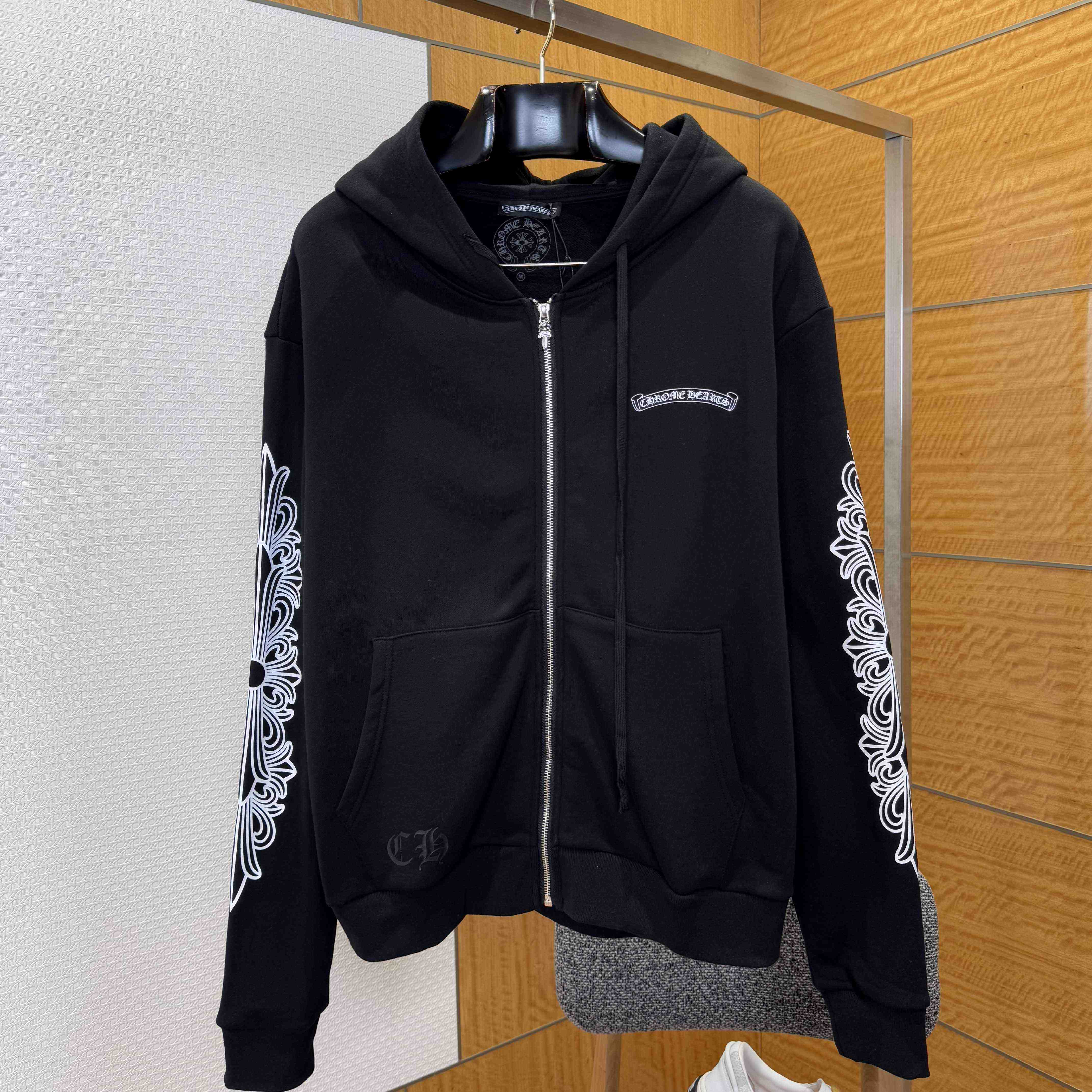 Chrome Hearts Zip Up Hoodie  - EUR FASHION