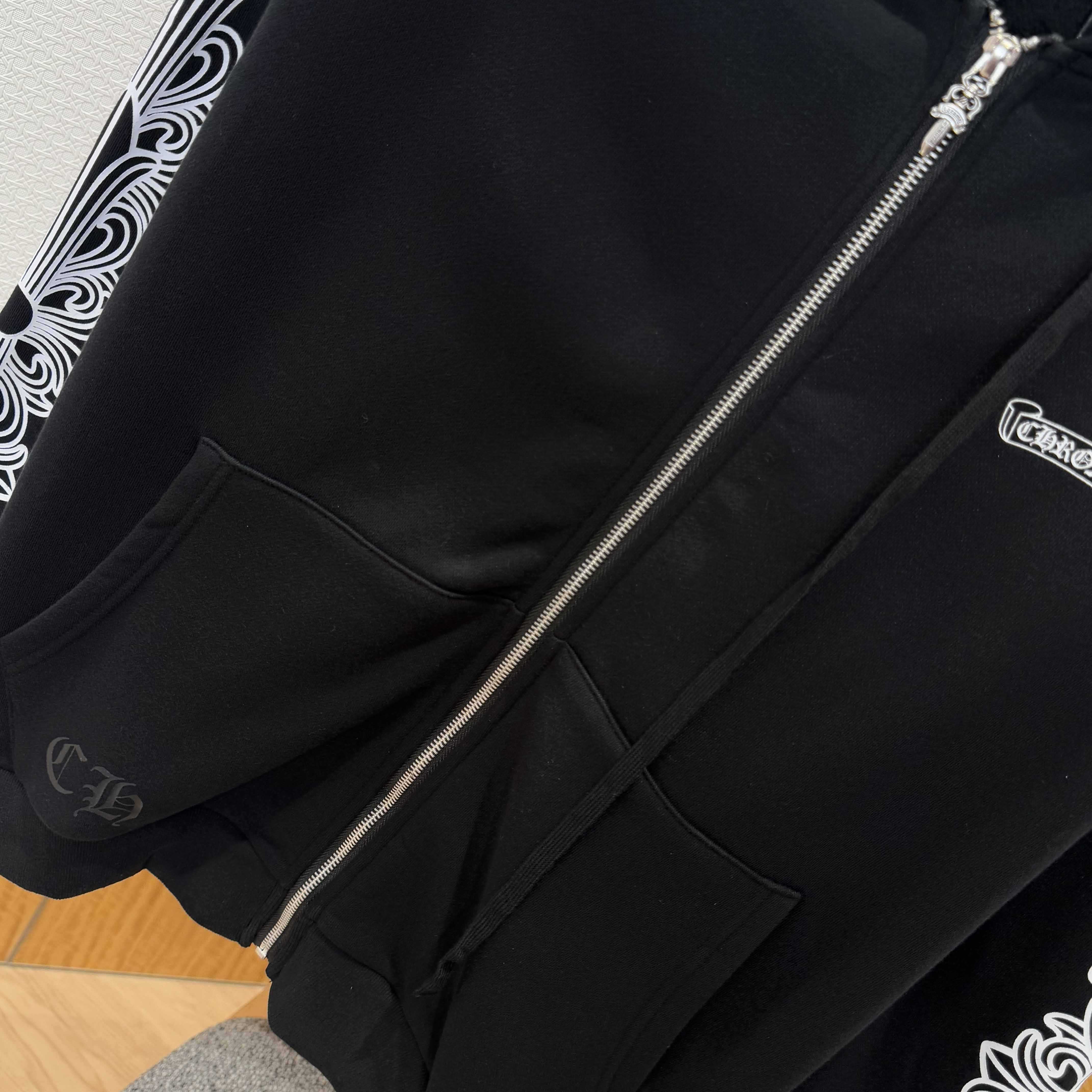Chrome Hearts Zip Up Hoodie  - EUR FASHION