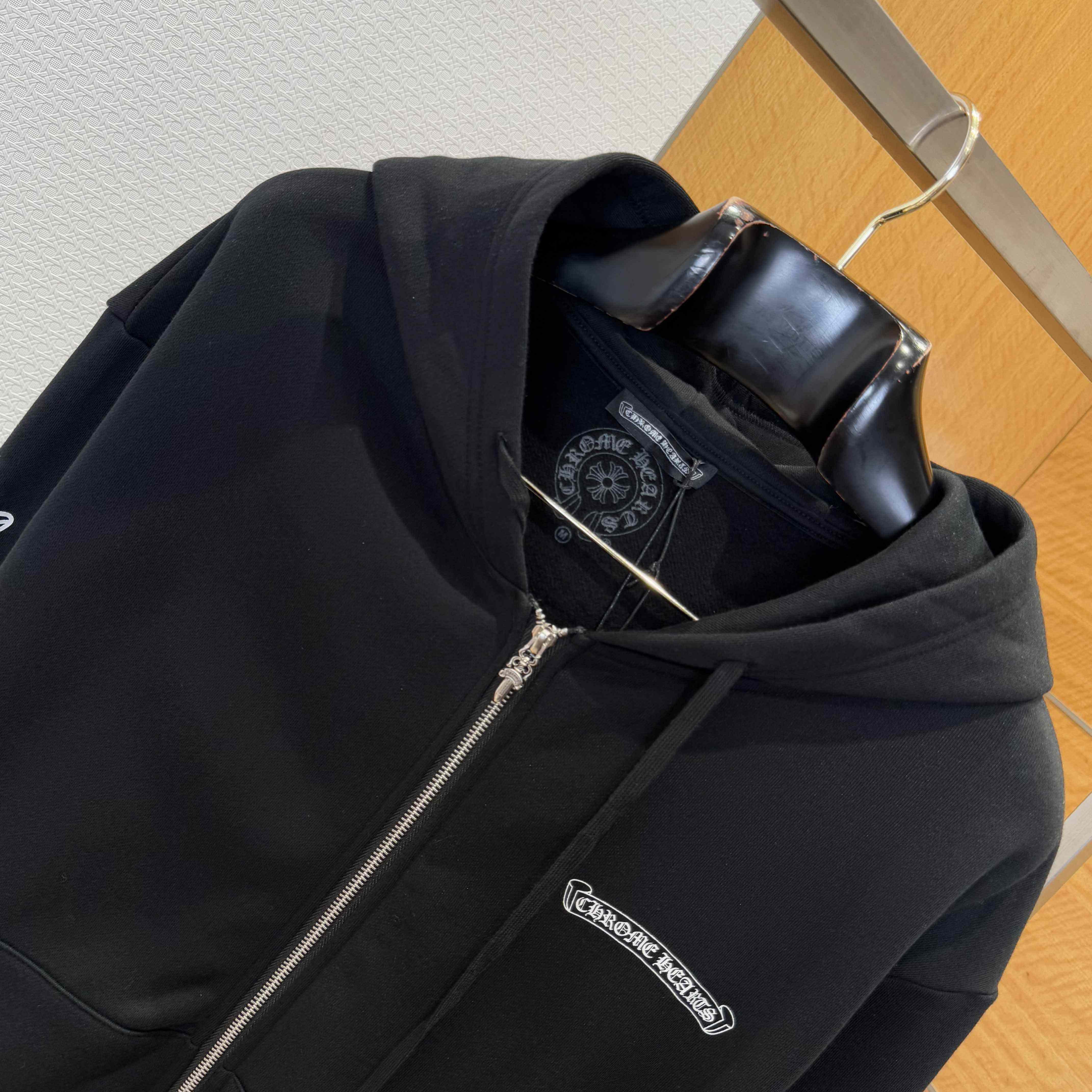 Chrome Hearts Zip Up Hoodie  - EUR FASHION