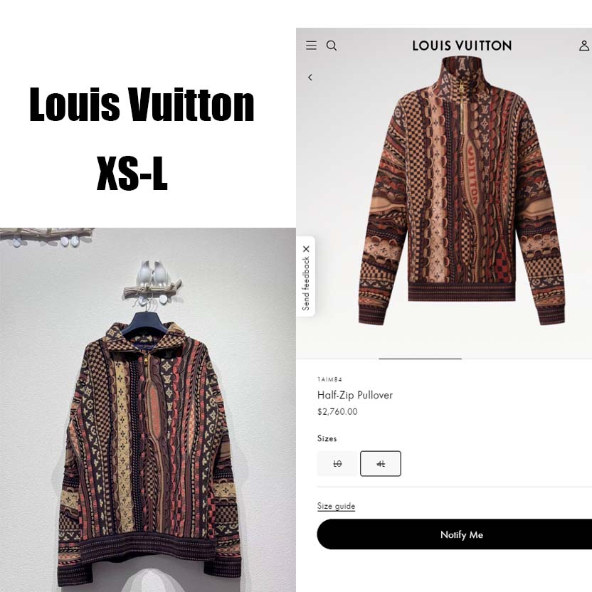 Louis Vuitton Half-Zip Pullover   1AIM84 - EUR FASHION