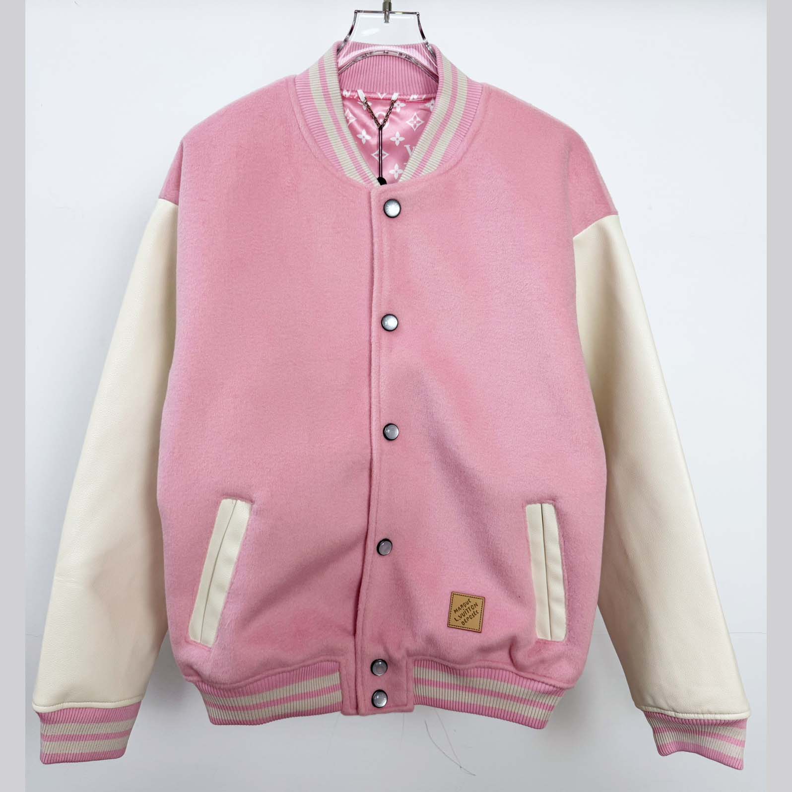 Louis Vuitton Signature Leather Varsity Jacket   1AILZ2 - EUR FASHION