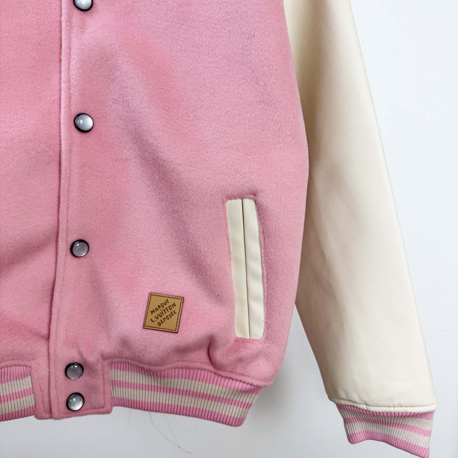 Louis Vuitton Signature Leather Varsity Jacket   1AILZ2 - EUR FASHION