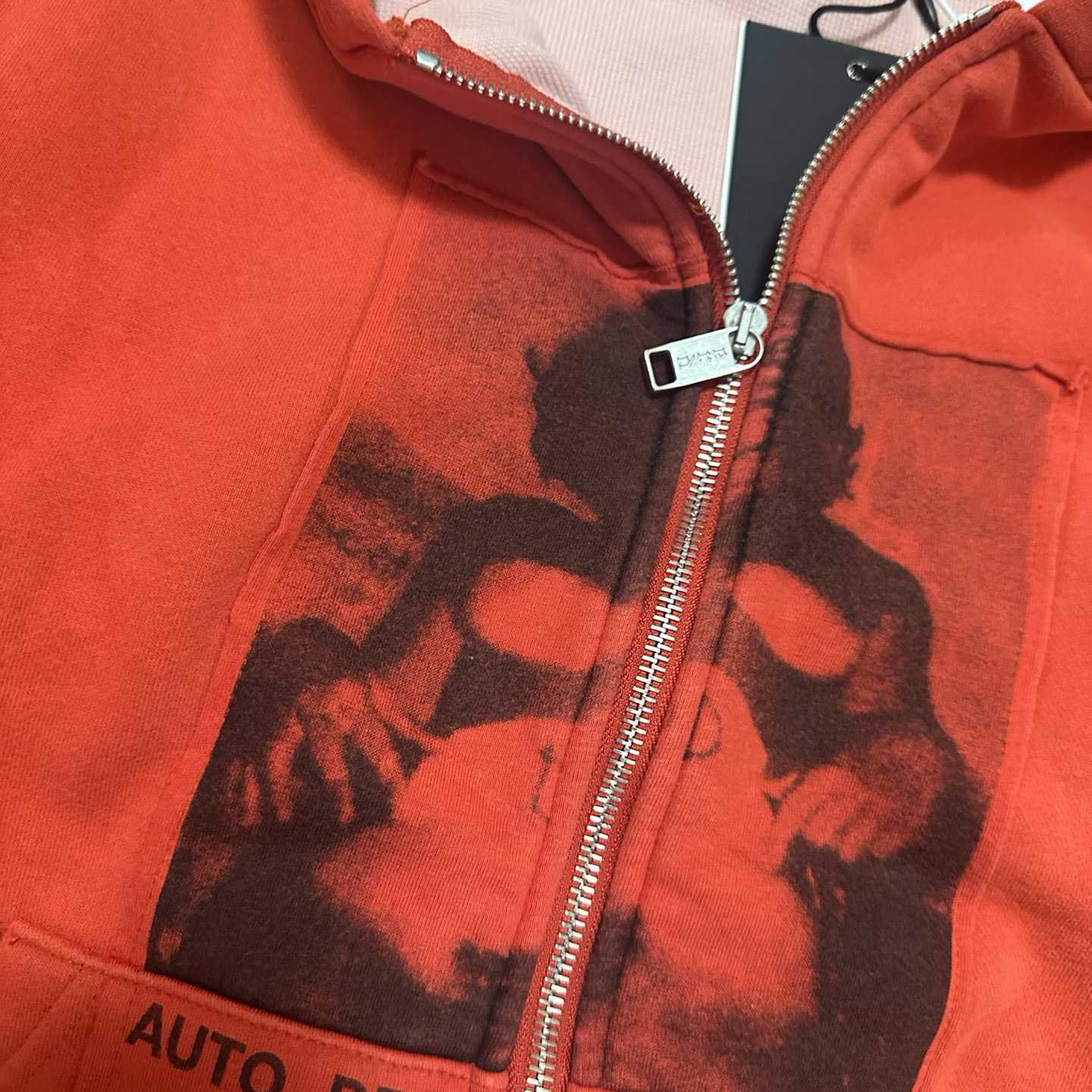 Enfants Riches Déprimés Anti Proces Thermal Lined Zip Hoodie 'Pompeian Red' - EUR FASHION