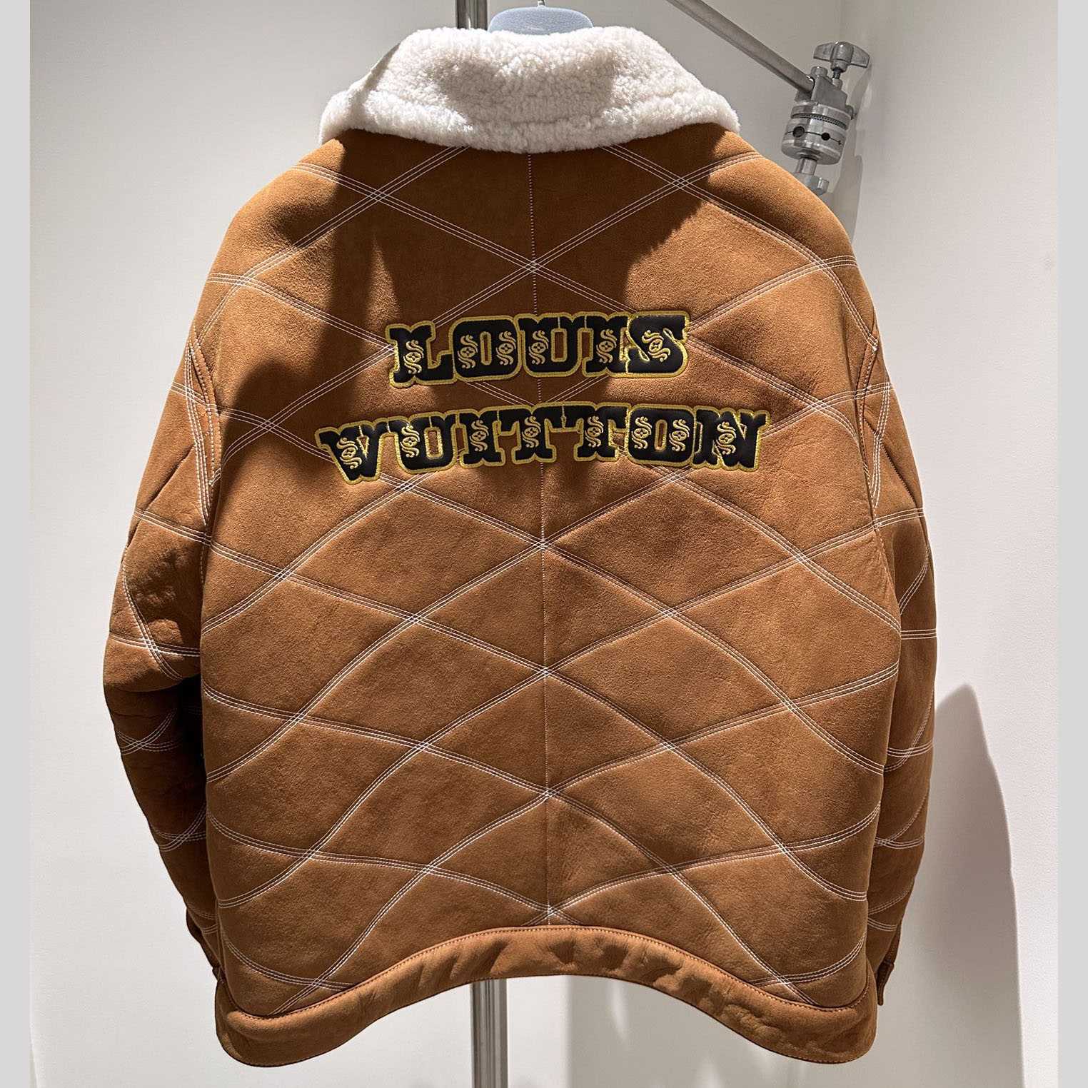 Louis Vuitton Embroidered Shearling Workwear Blouson - EUR FASHION