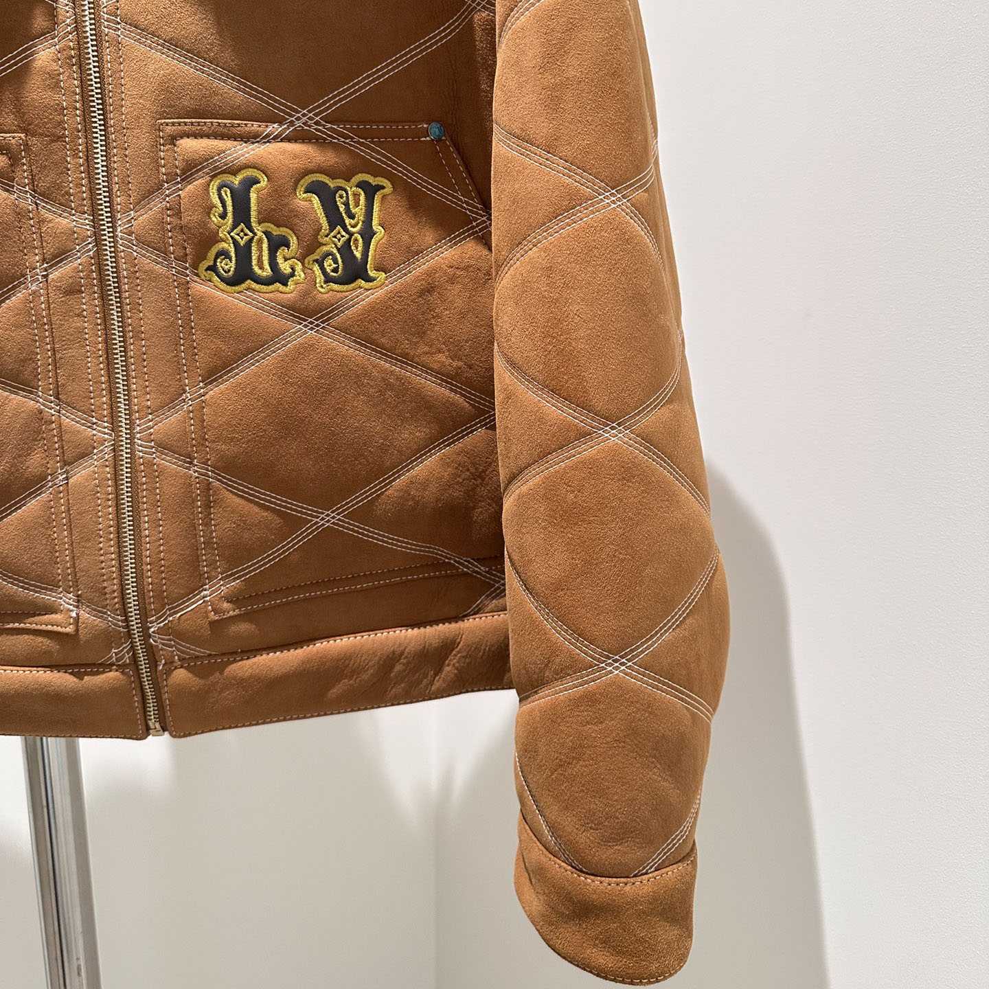 Louis Vuitton Embroidered Shearling Workwear Blouson - EUR FASHION
