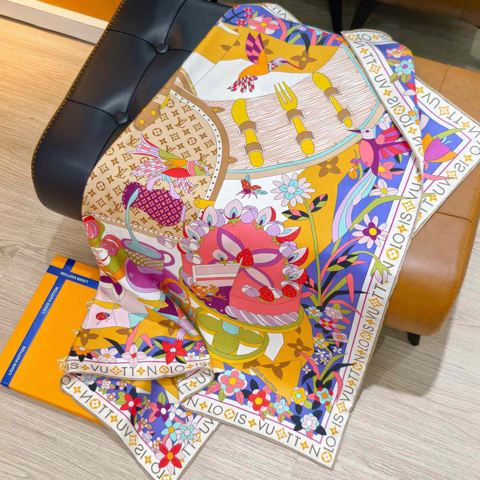 Louis Vuitton Picnic Square 90   M96463 - EUR FASHION