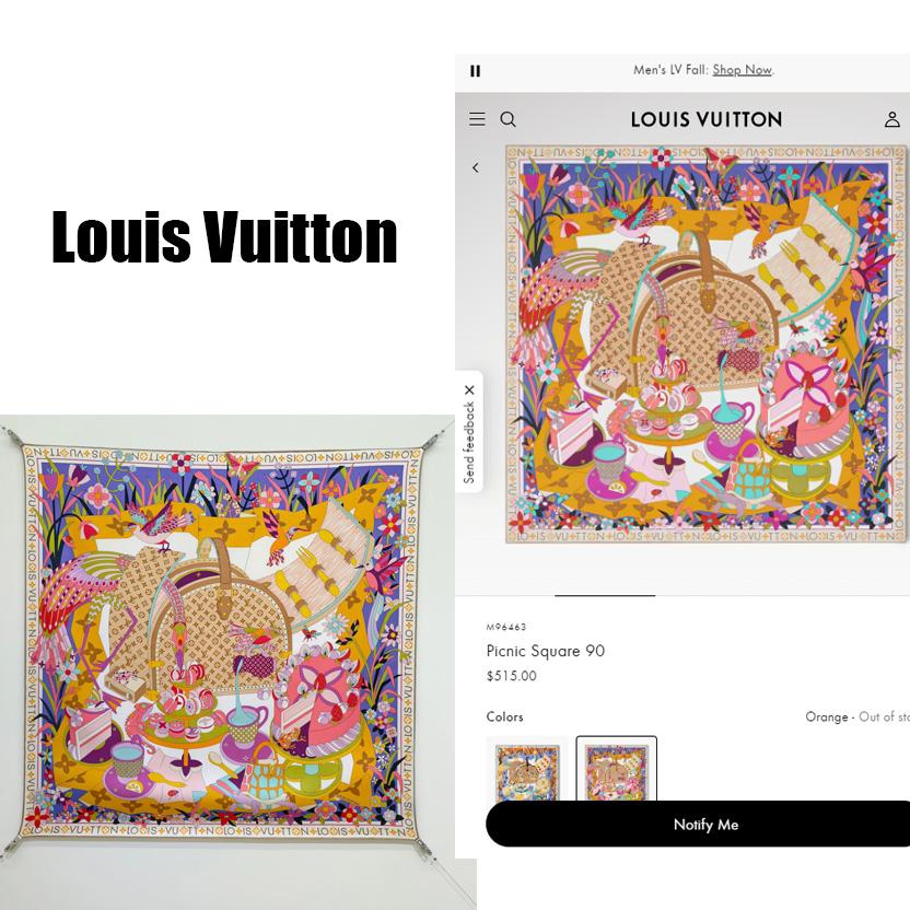 Louis Vuitton Picnic Square 90   M96463 - EUR FASHION