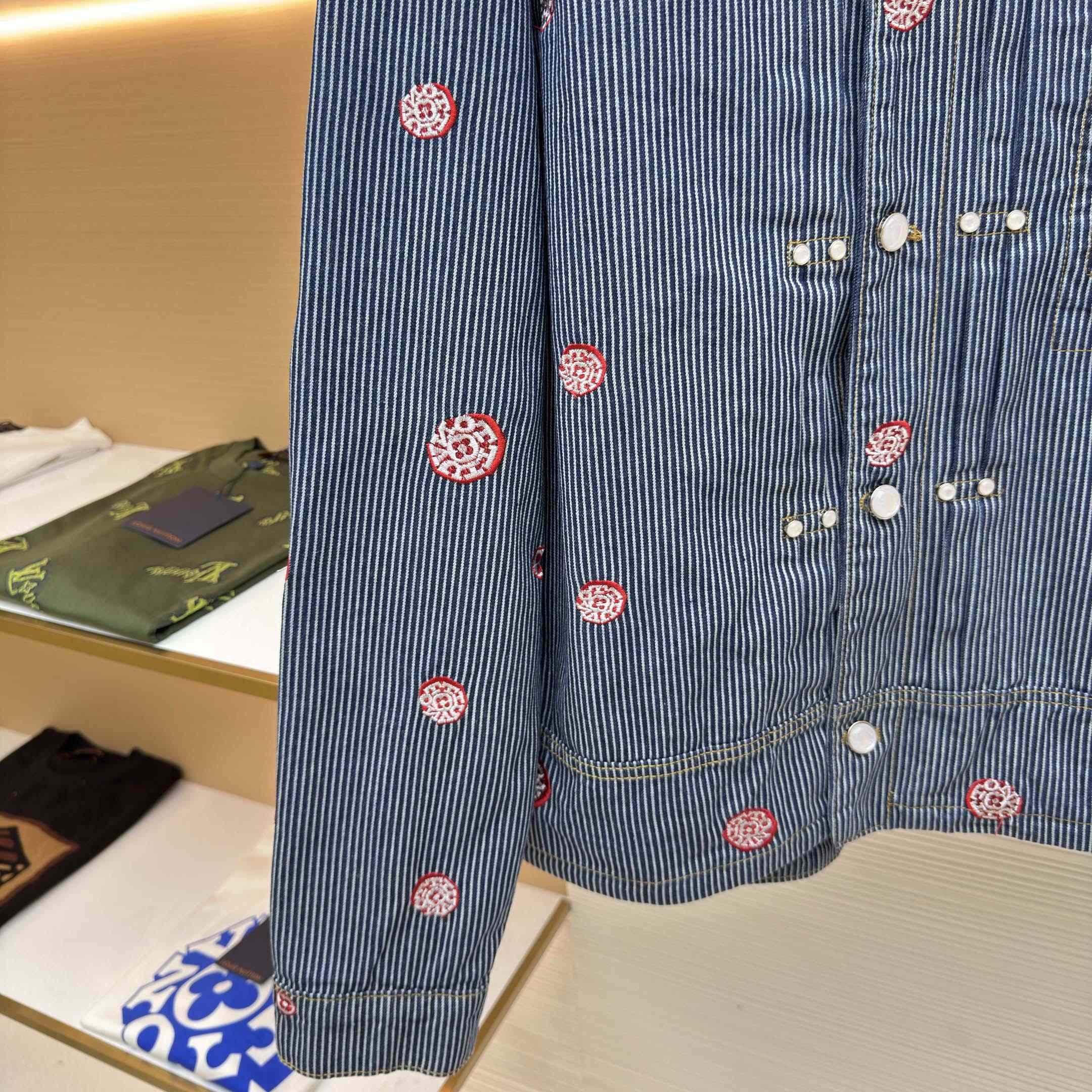 Louis Vuitton Embellished Workwear Jacket   1AILMB - EUR FASHION