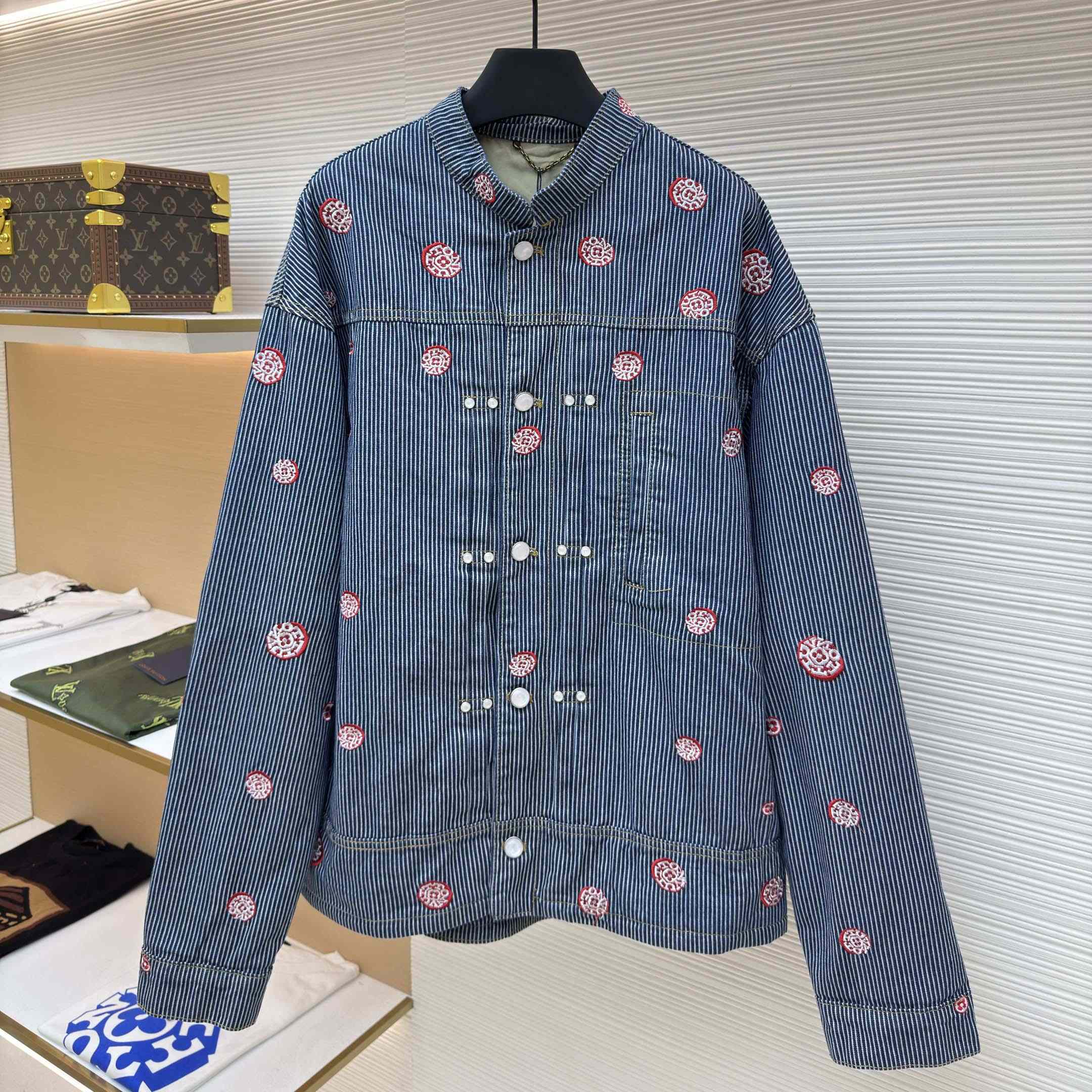 Louis Vuitton Embellished Workwear Jacket   1AILMB - EUR FASHION