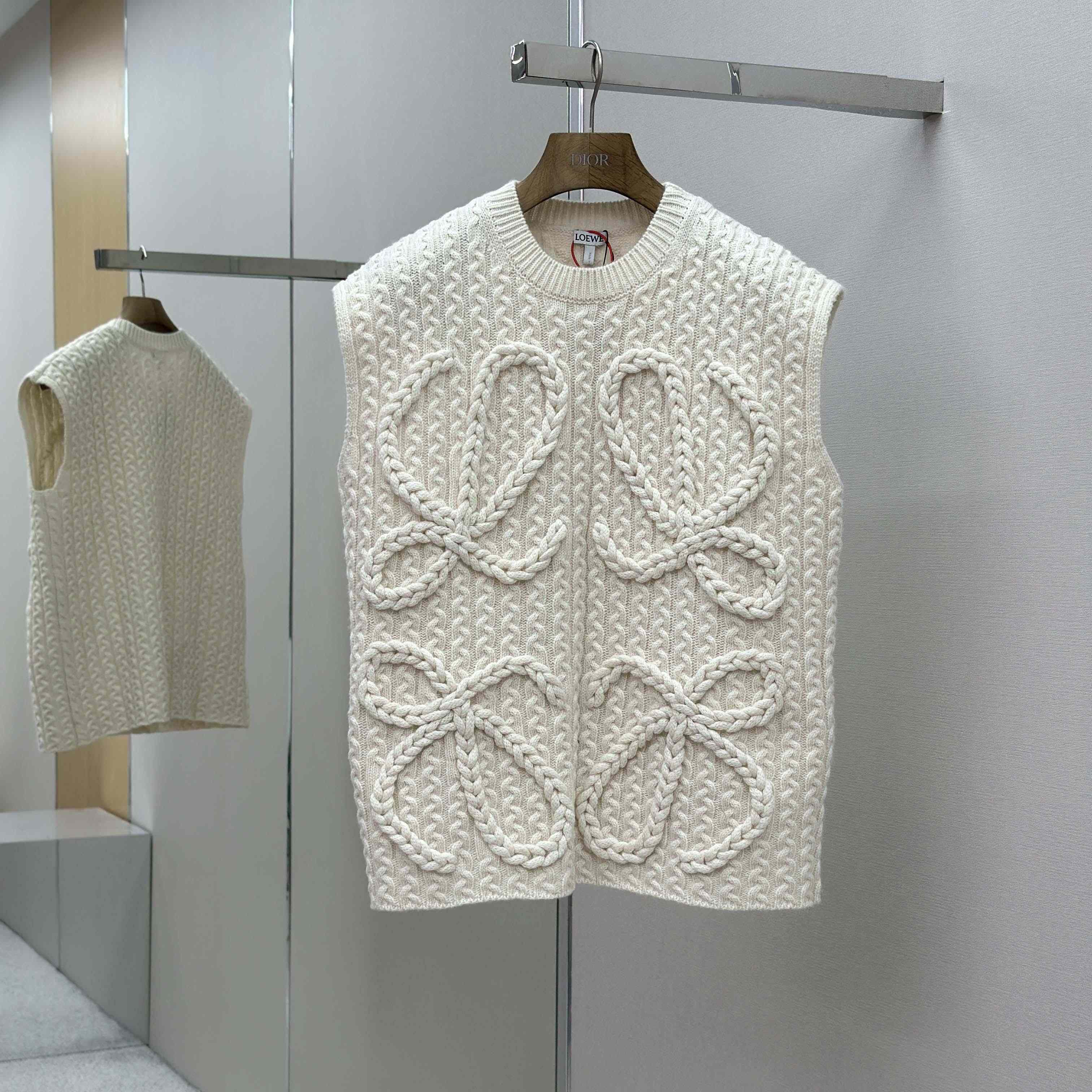 Loewe Vest In Wool - EUR FASHION