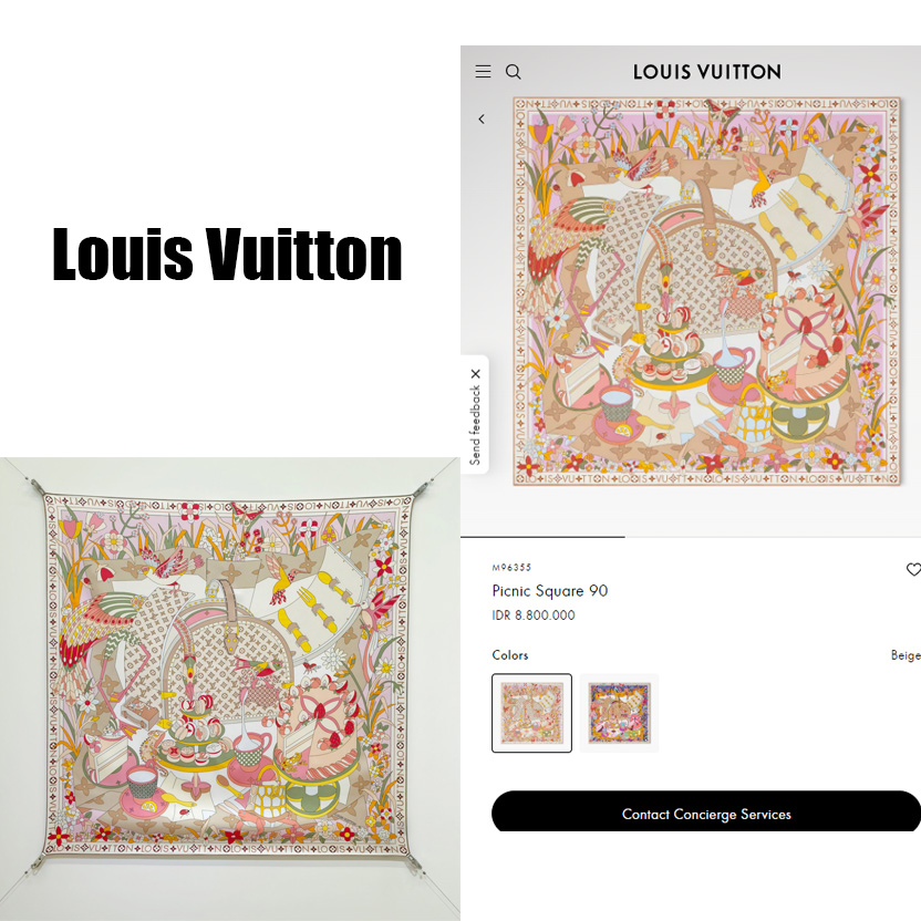 Louis Vuitton Picnic Square 90   M96355 - EUR FASHION
