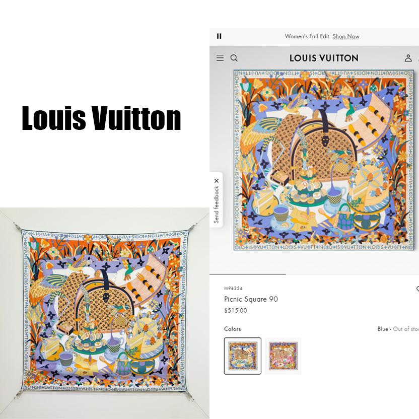 Louis Vuitton Picnic Square 90   M96354 - EUR FASHION