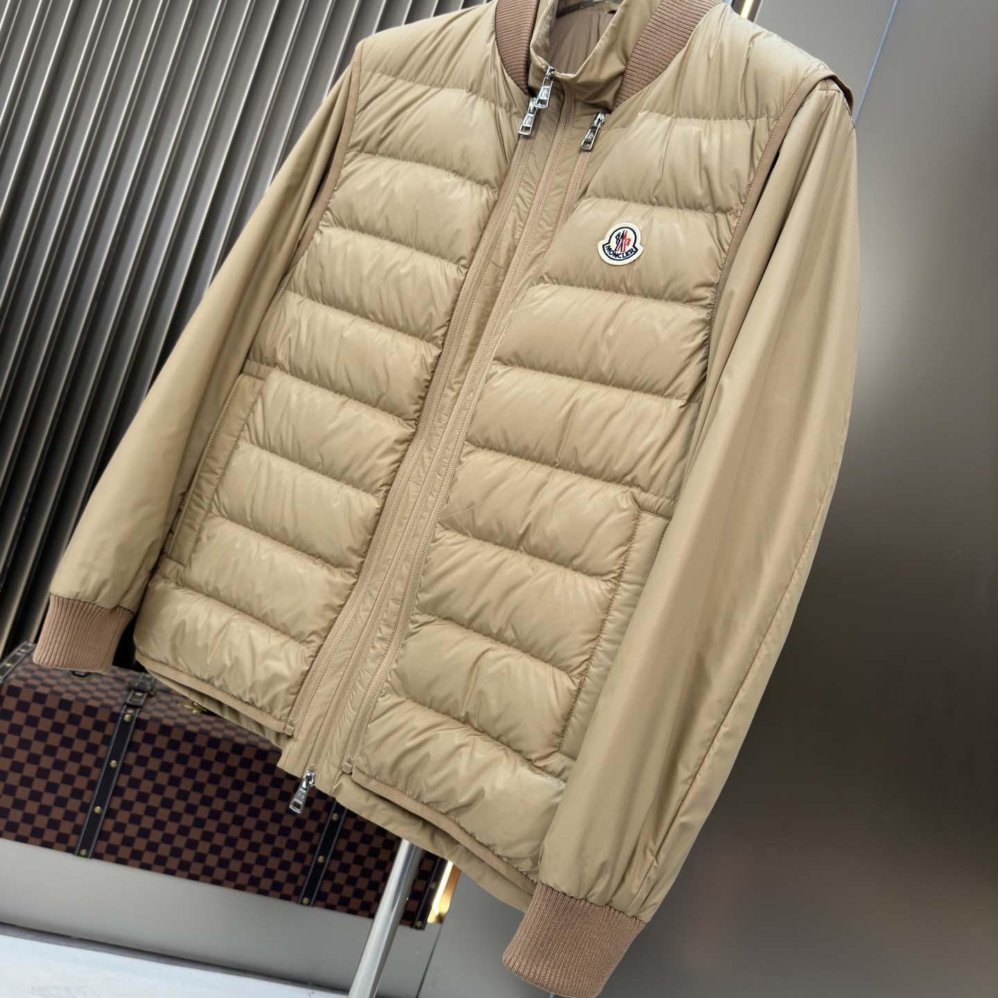 Moncler Verney 3-in-1 Short Jacket & Down Vest Set - EUR FASHION