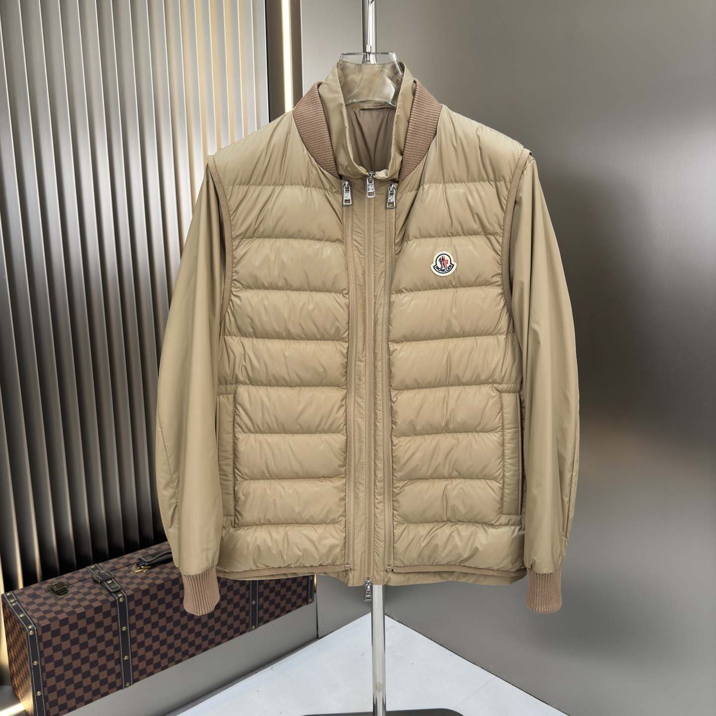 Moncler Verney 3-in-1 Short Jacket & Down Vest Set - EUR FASHION