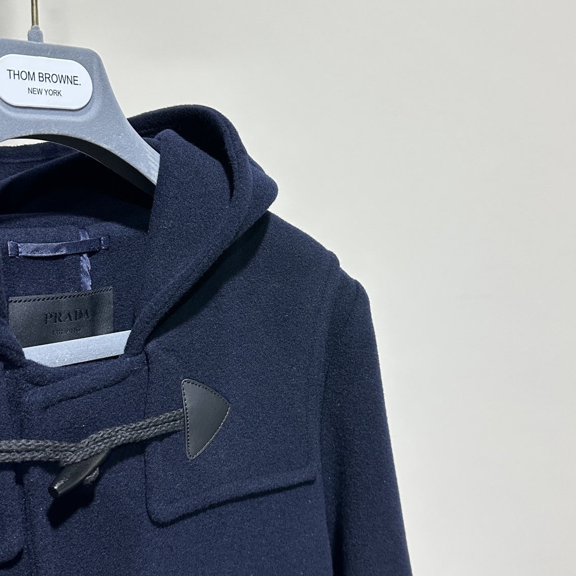Prada Double-breasted Wool Duffle Coat - EUR FASHION