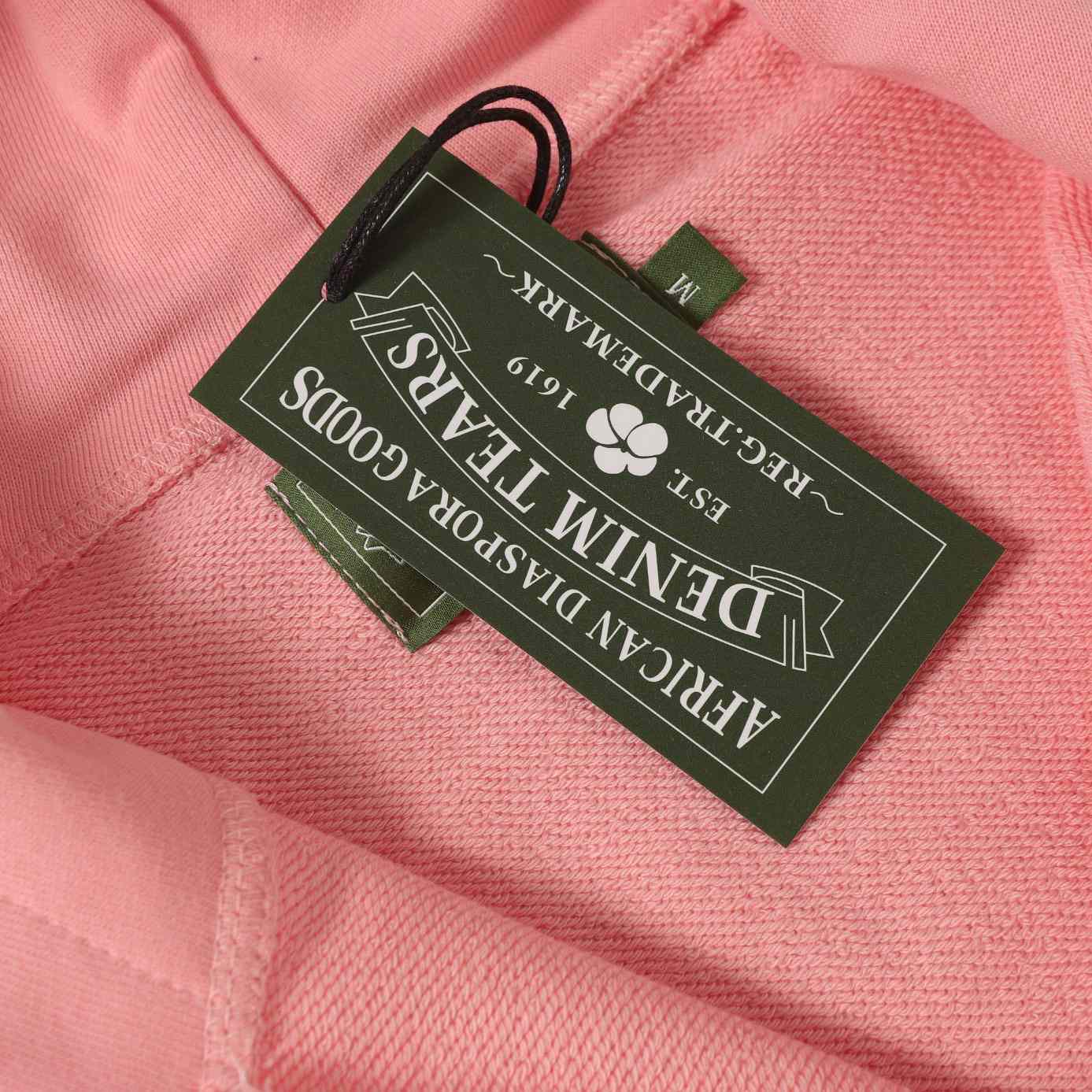 Denim Tears Cotton Wreath Zip Hoodie Pink - EUR FASHION