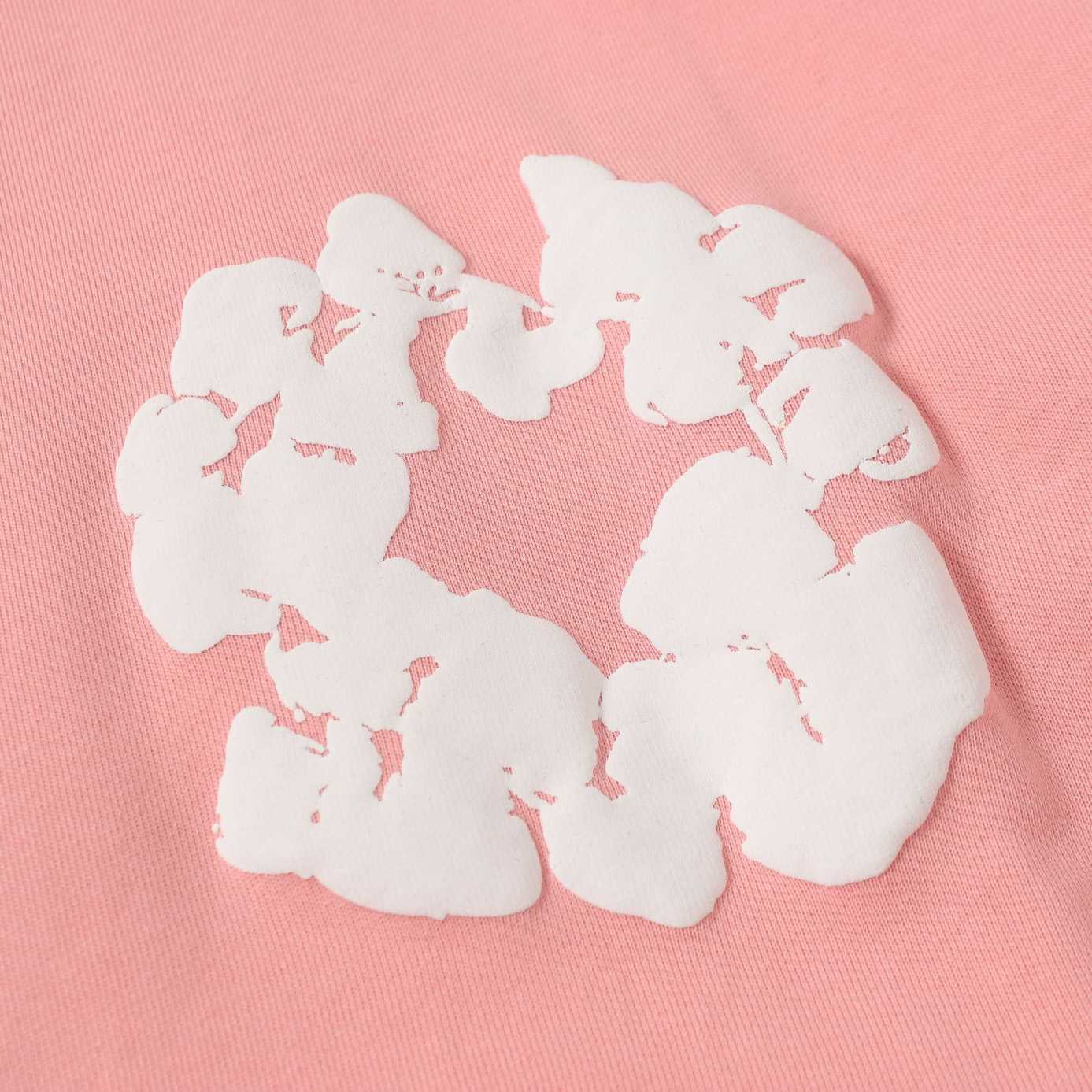 Denim Tears Cotton Wreath Zip Hoodie Pink - EUR FASHION