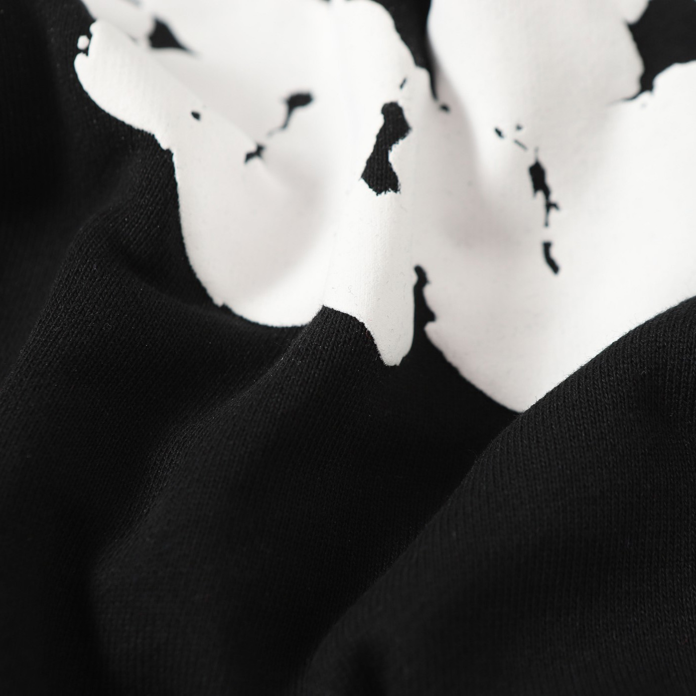 Denim Tears Cotton Wreath Zip Hoodie Black - EUR FASHION