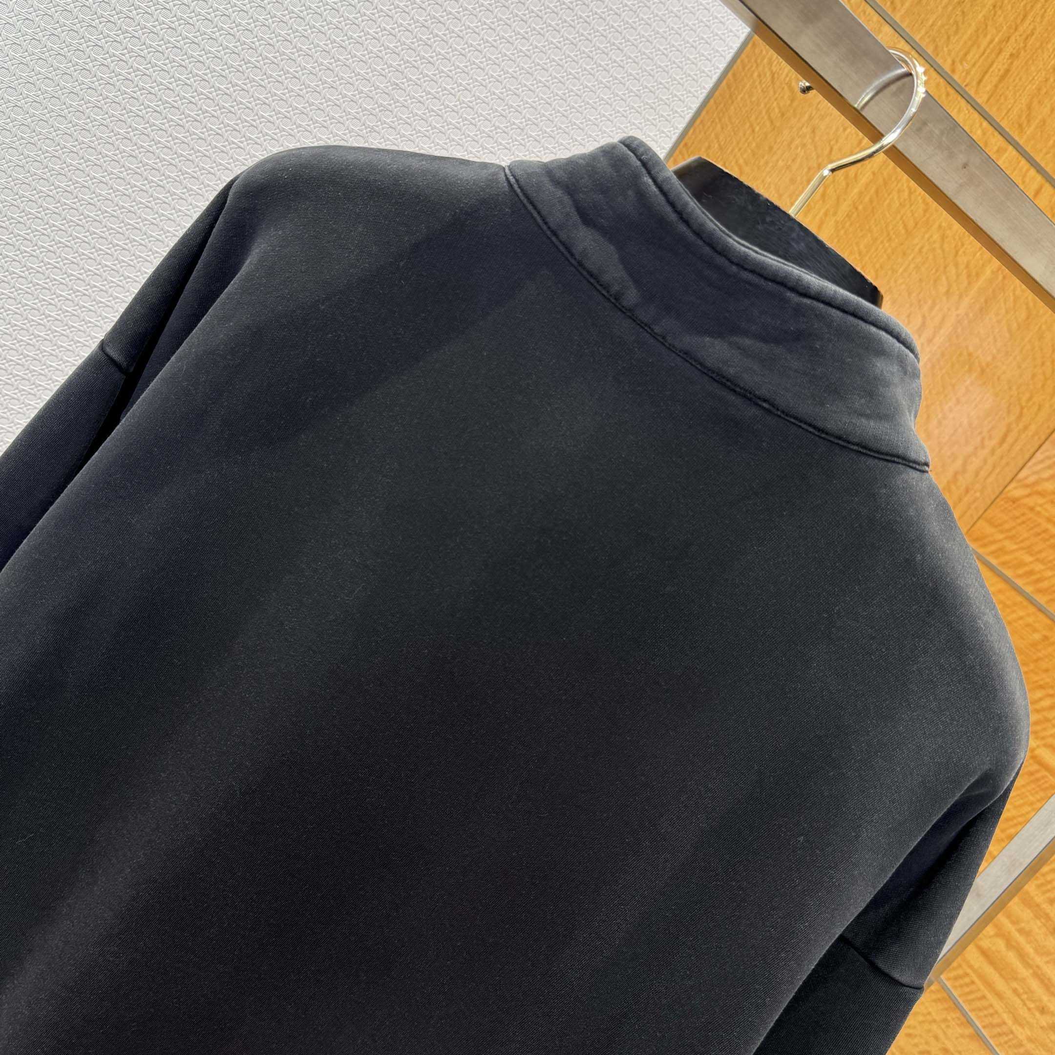 Dior Diorling Sweatshirt With Zipped Collar  - EUR FASHION