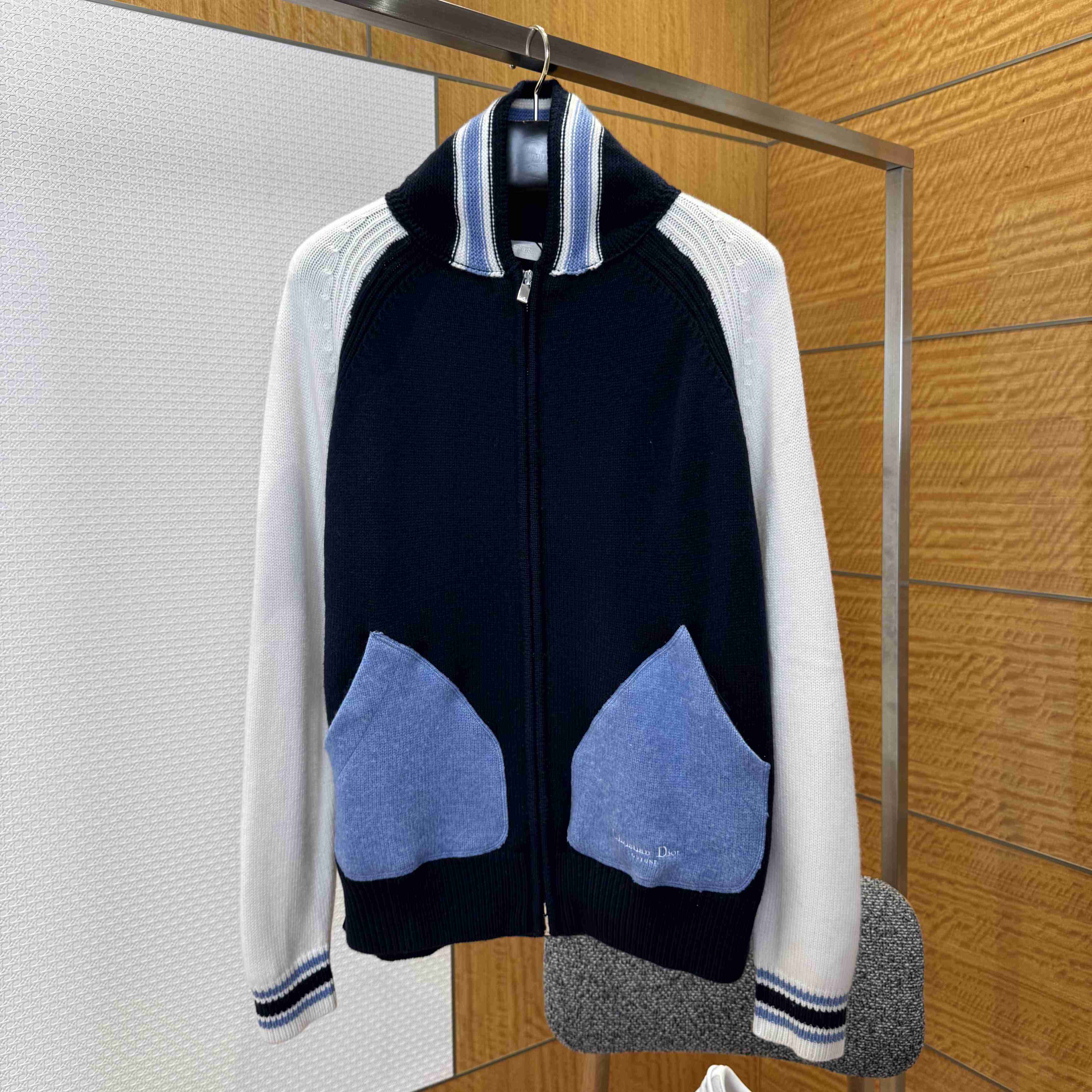 Christian Dior Couture Lily of the Valley Varsity Cardigan  - EUR FASHION