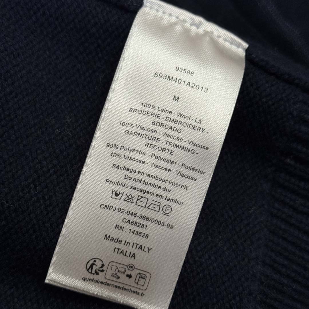Christian Dior Couture Lily of the Valley Varsity Cardigan  - EUR FASHION