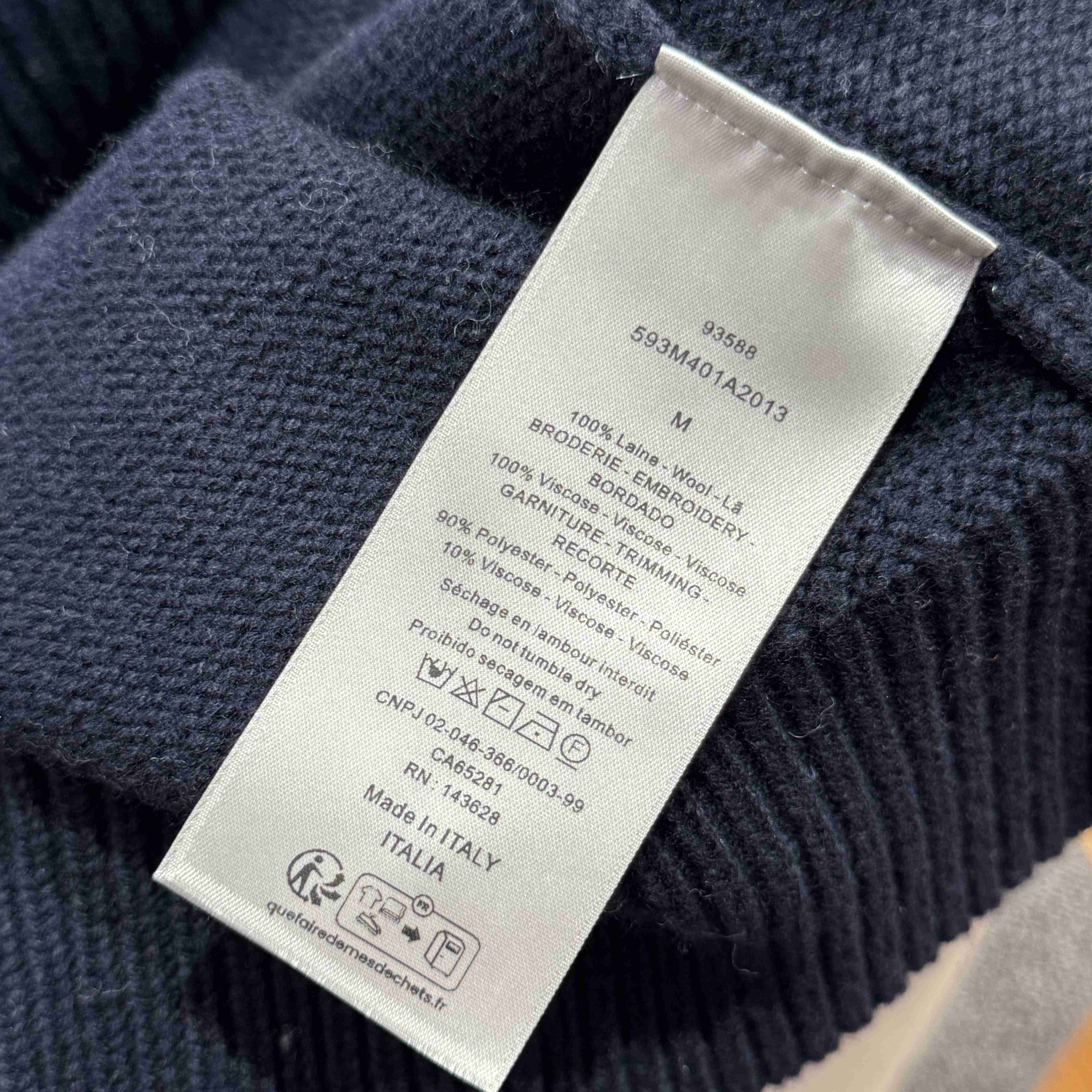 Christian Dior Couture Lily of the Valley Varsity Cardigan  - EUR FASHION