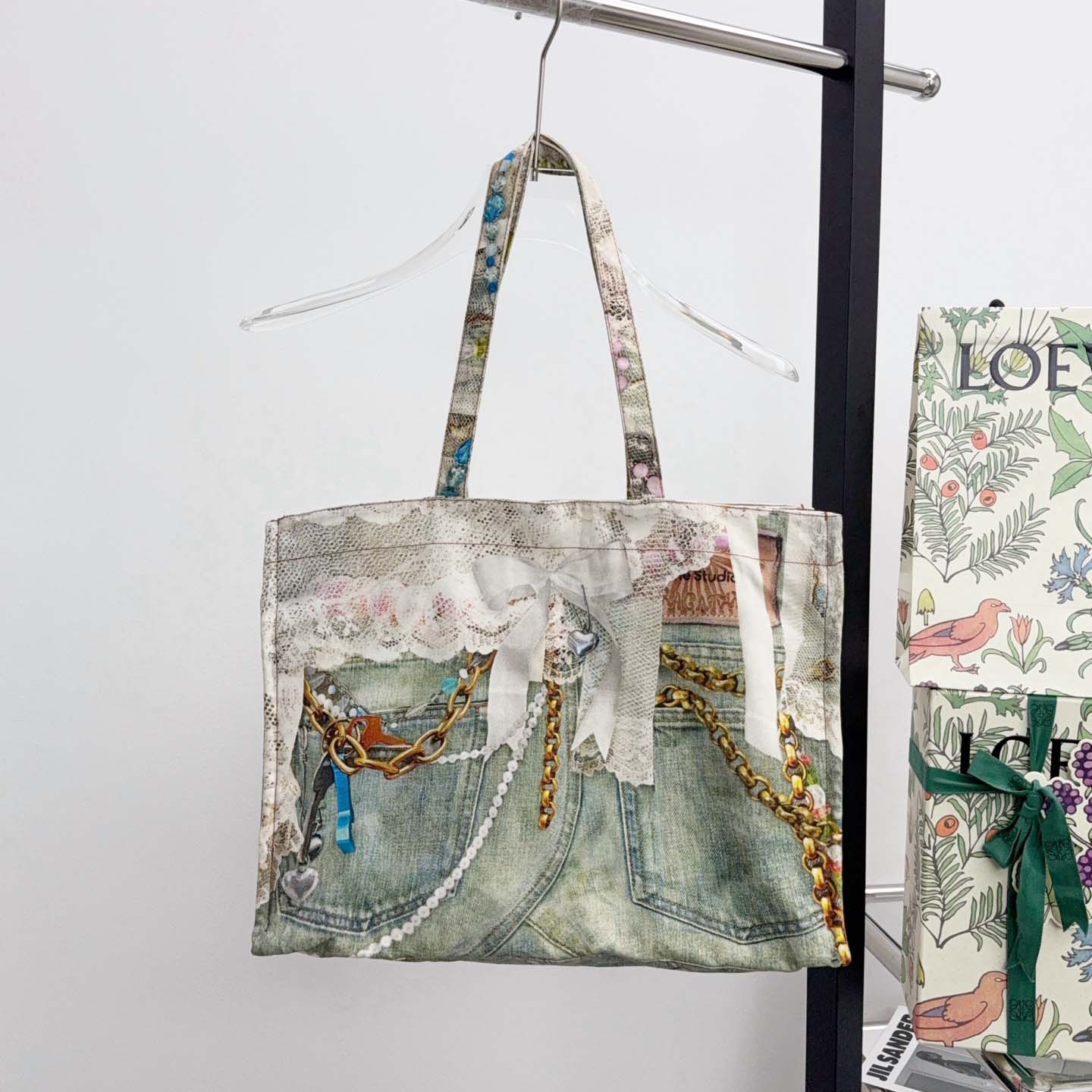 Acne Studios Logo tote bag （47×17×35cm） - EUR FASHION