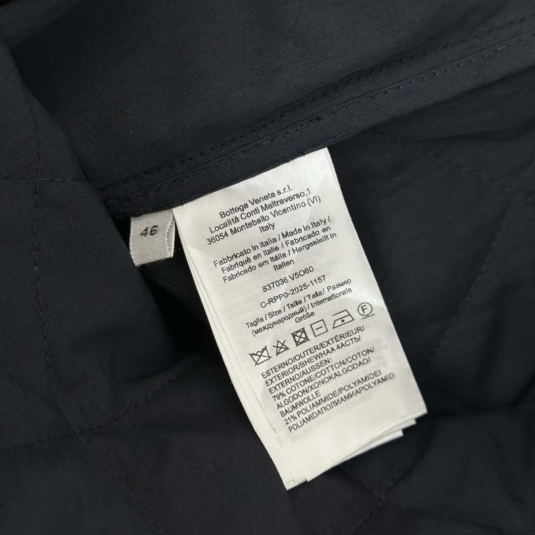 Bottega Veneta Quilted Cotton Overshirt - EUR FASHION