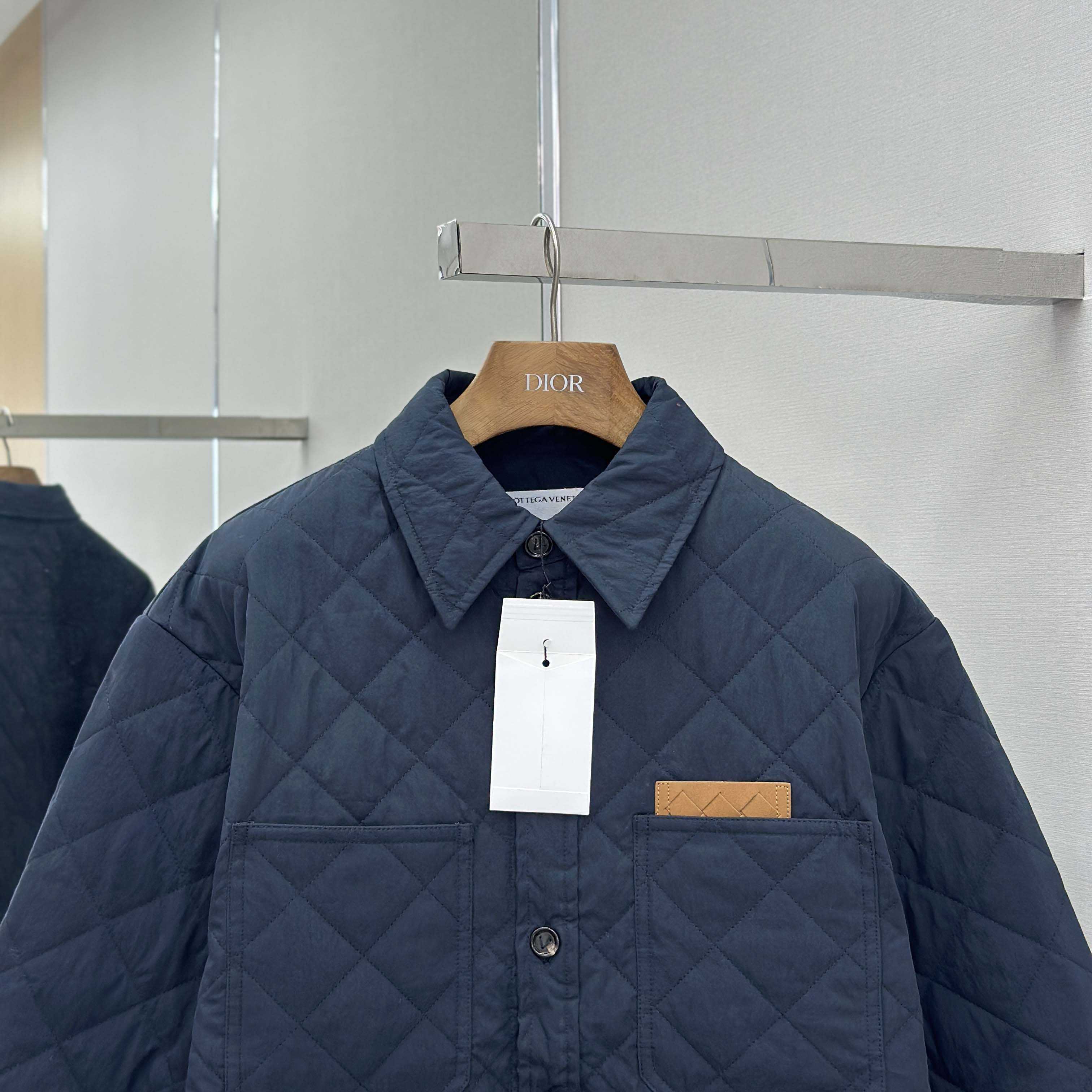 Bottega Veneta Quilted Cotton Overshirt - EUR FASHION