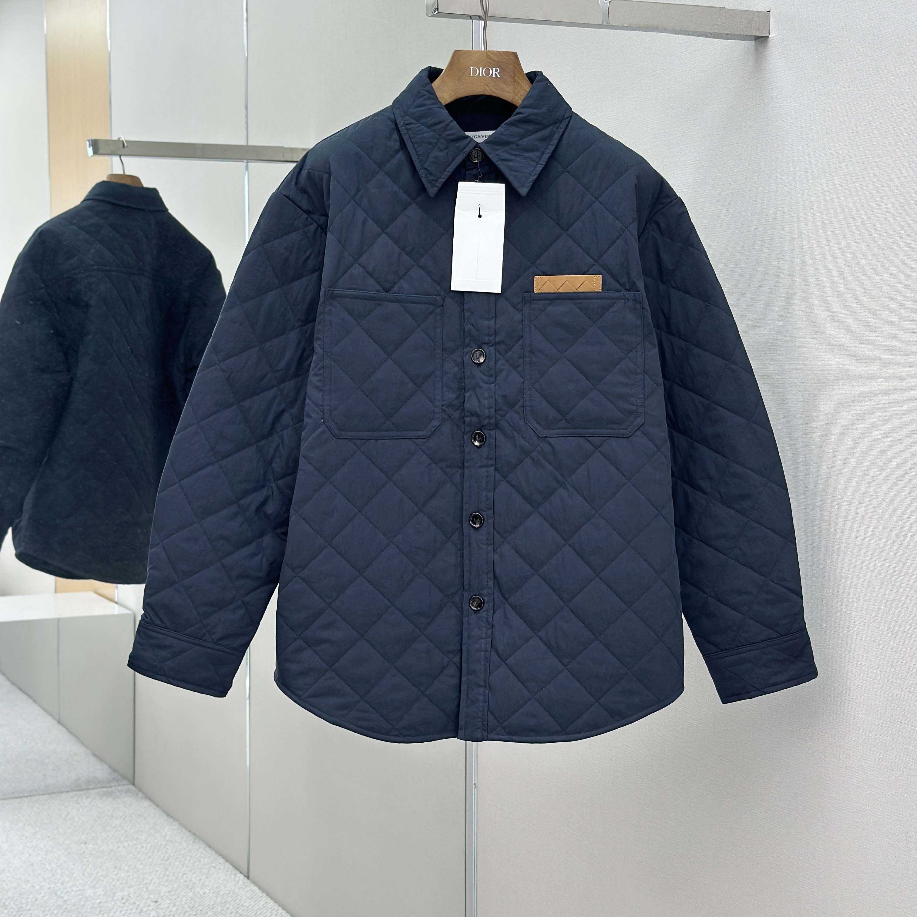 Bottega Veneta Quilted Cotton Overshirt - EUR FASHION