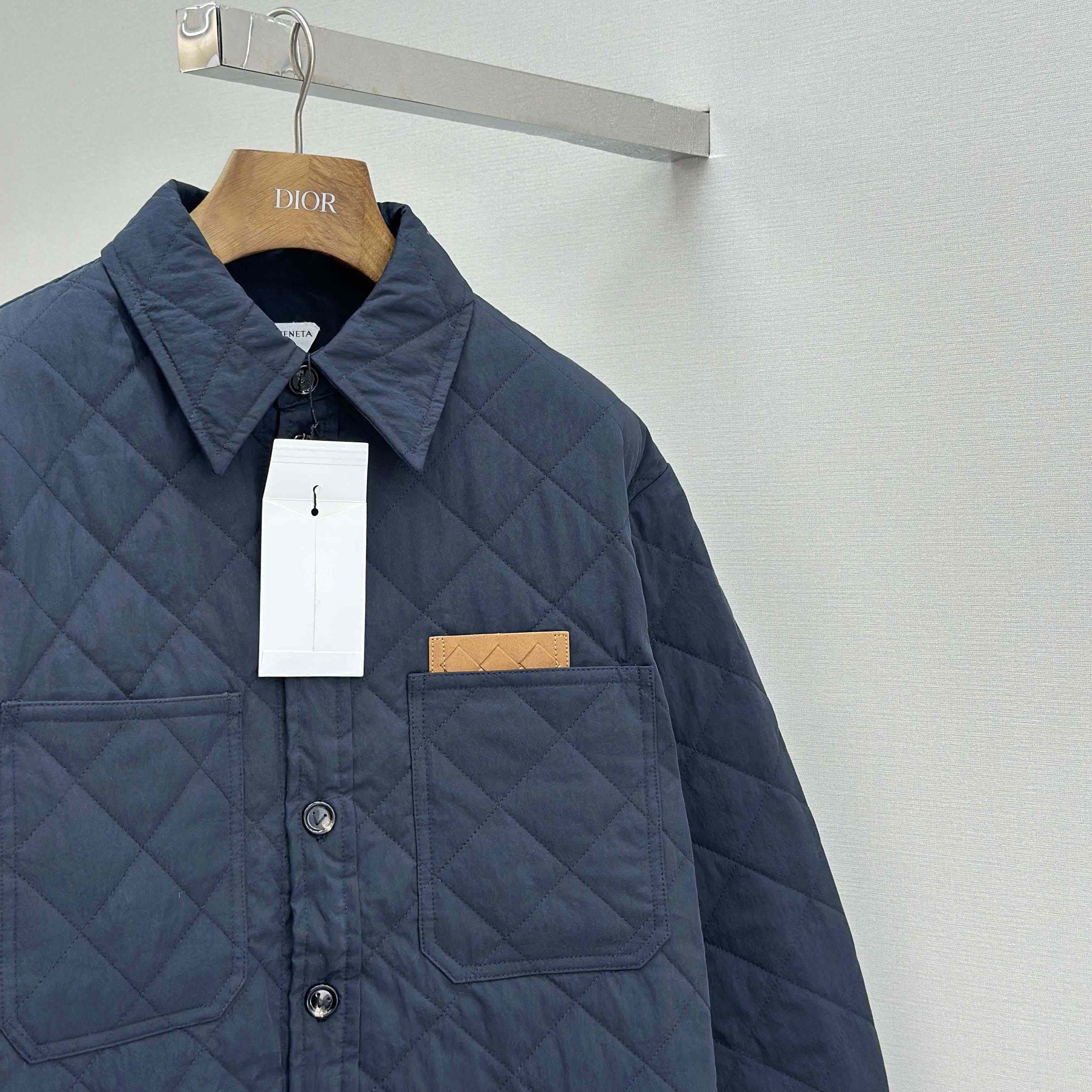 Bottega Veneta Quilted Cotton Overshirt - EUR FASHION
